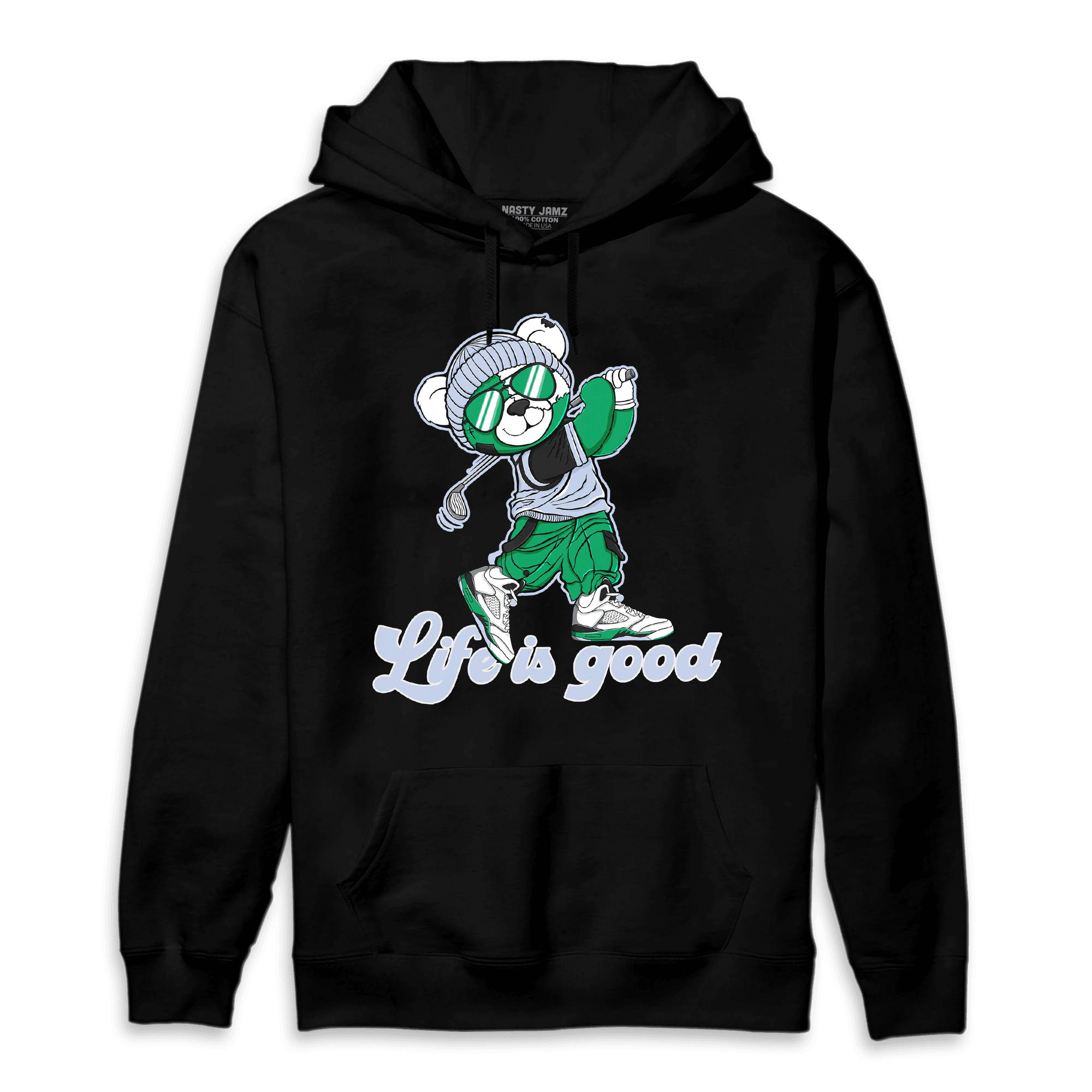 Lucky Green 5s Hoodie Match BER Like Golf - NastyJamz