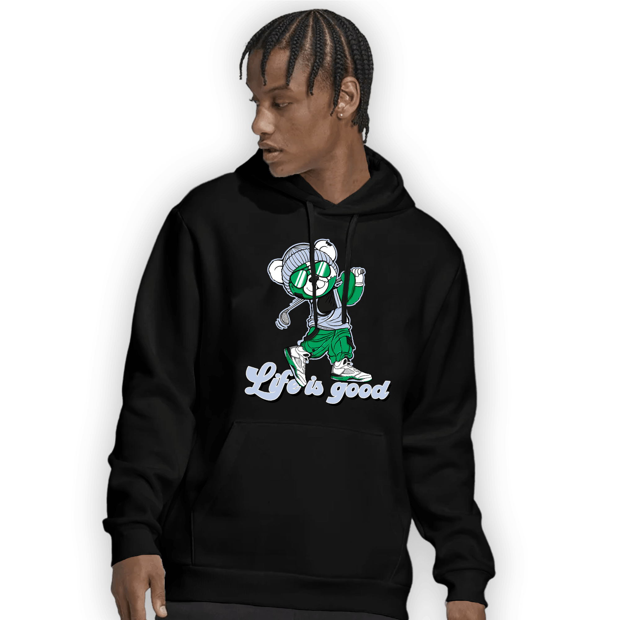 Lucky Green 5s Hoodie Match BER Like Golf - NastyJamz