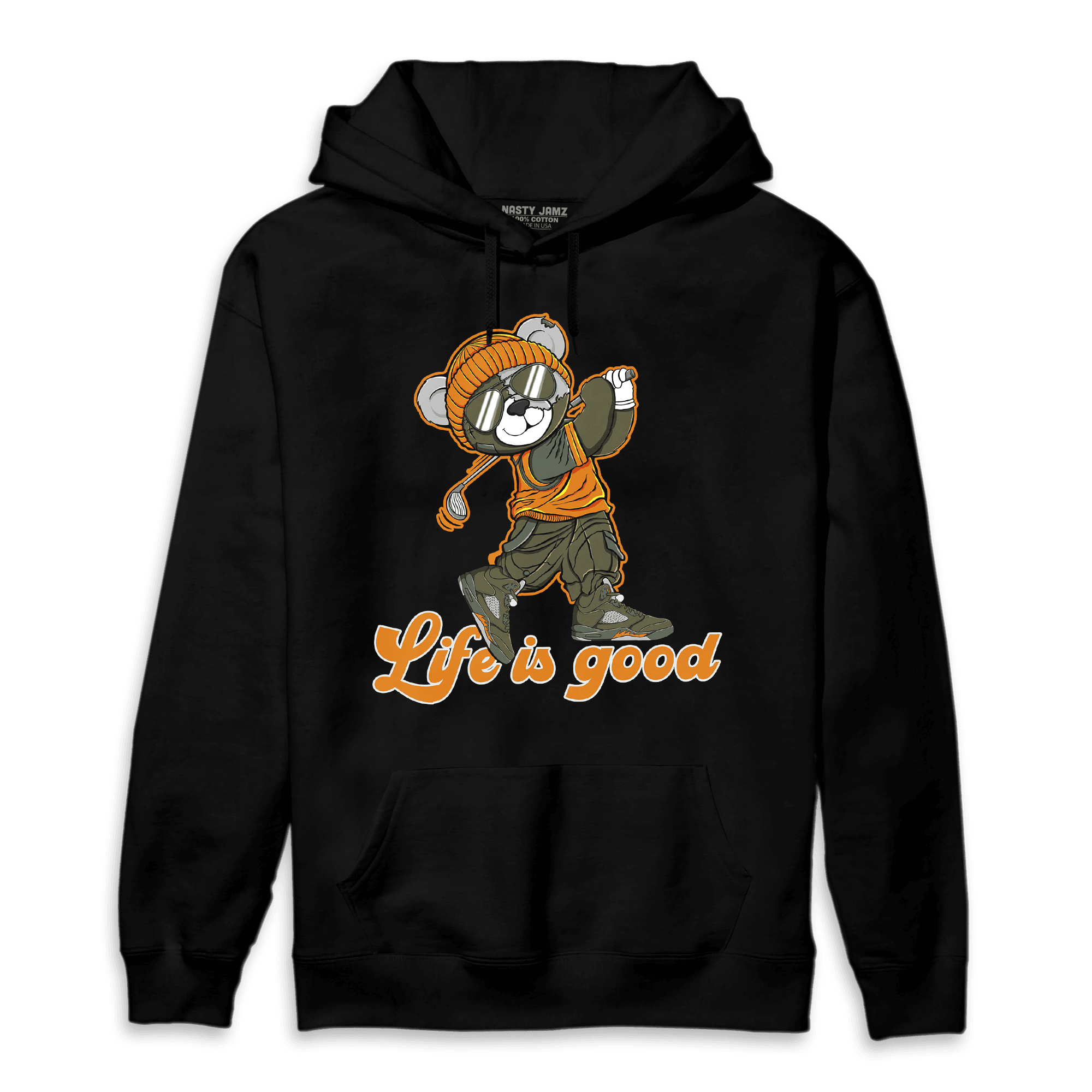 Olive 5s Hoodie Match BER Like Golf - NastyJamz