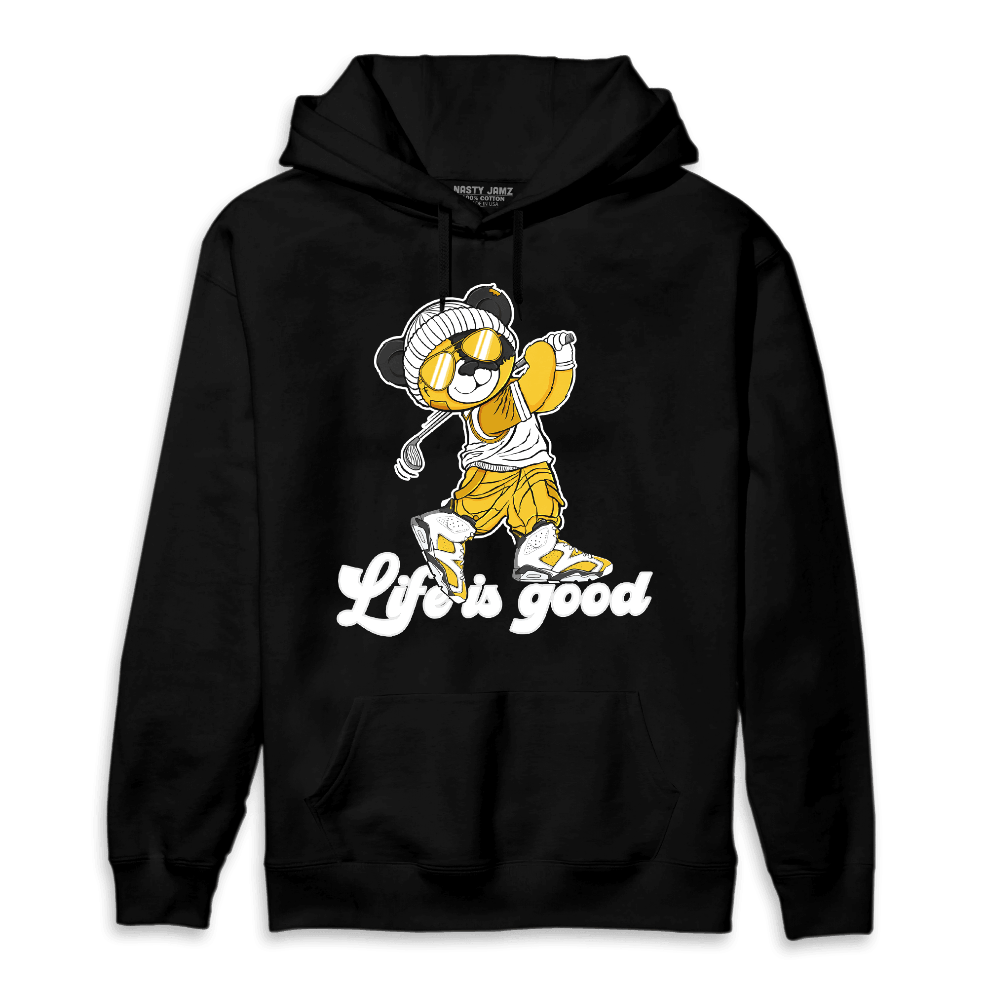Yellow Ochre 6s Hoodie Match BER Like Golf - NastyJamz