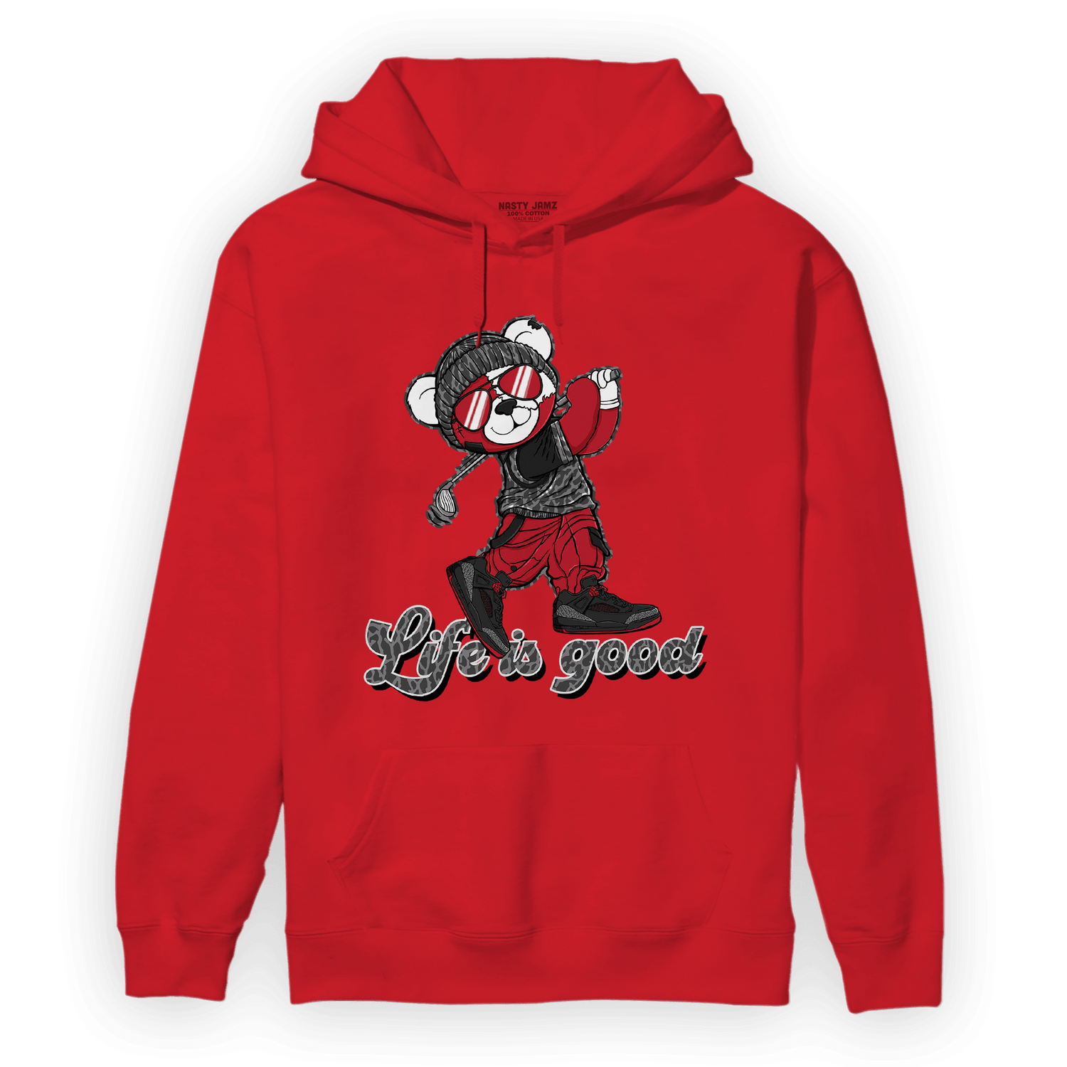 Spizike Low Bred Hoodie Match BER Like Golf - NastyJamz