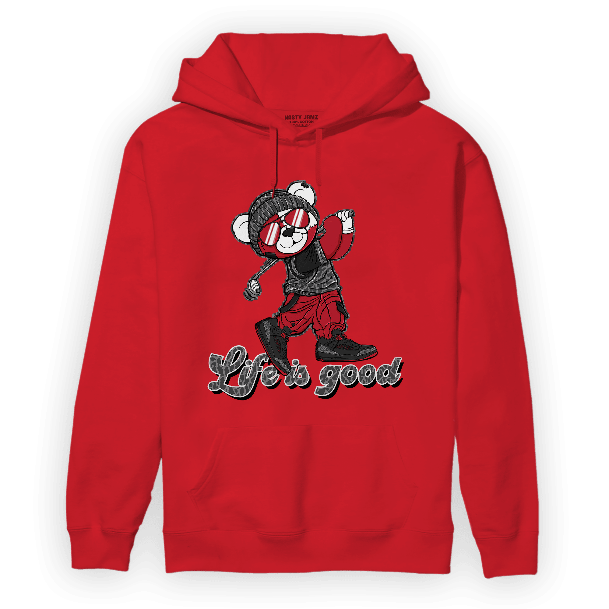 Spizike Low Bred Hoodie Match BER Like Golf - NastyJamz