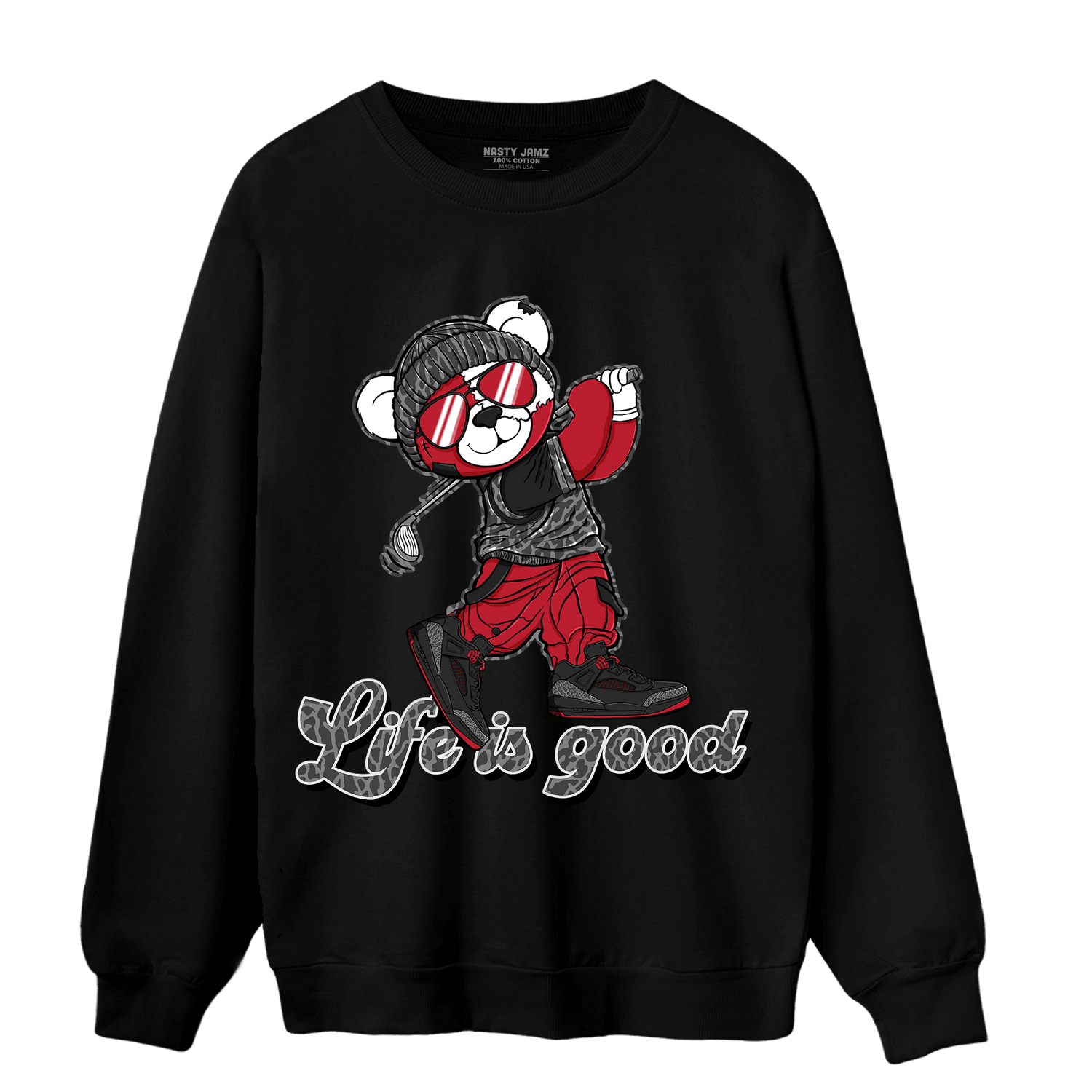 Spizike Low Bred Sweatshirt Match BER Like Golf - NastyJamz