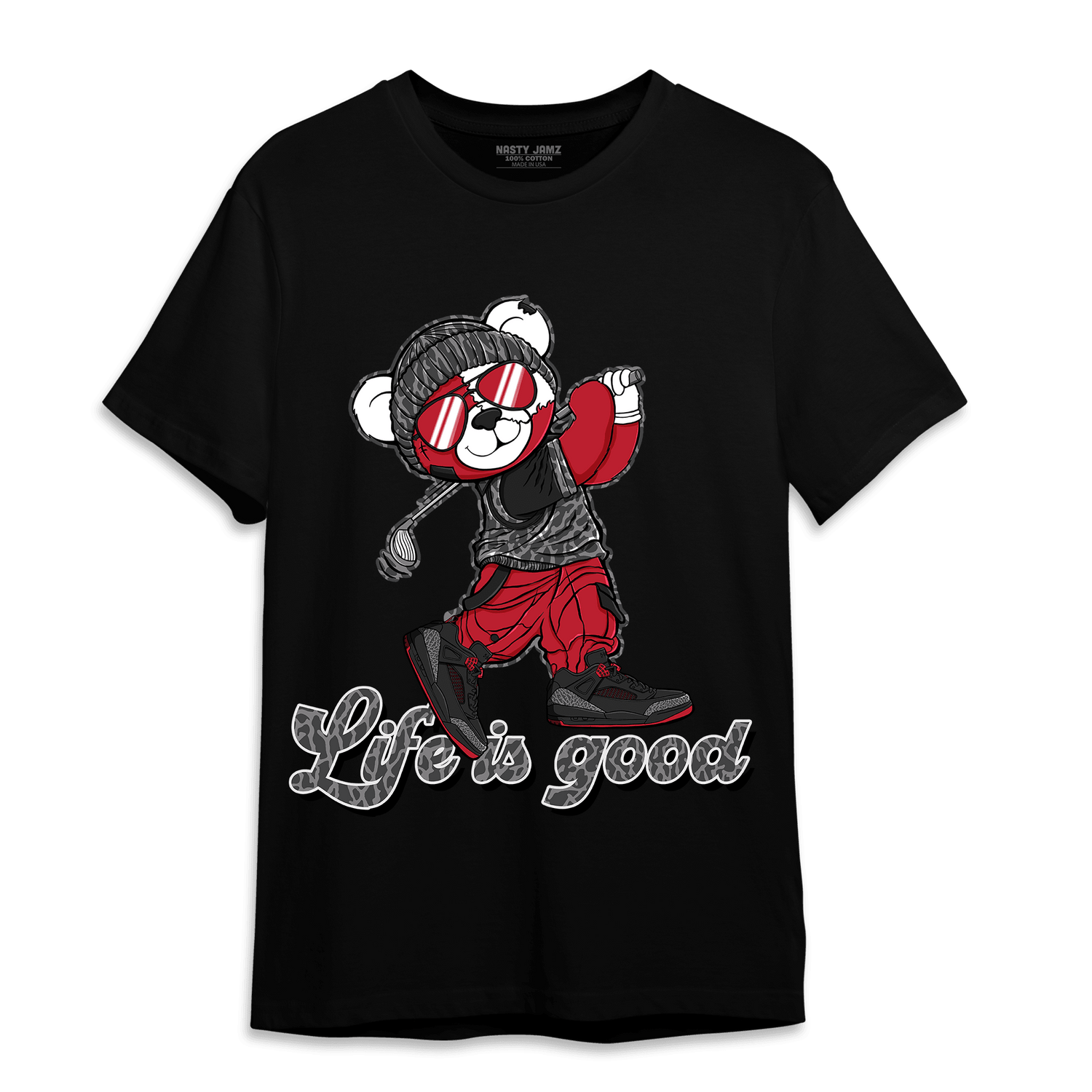 Spizike Low Bred T Shirt Match BER Like Golf - NastyJamz