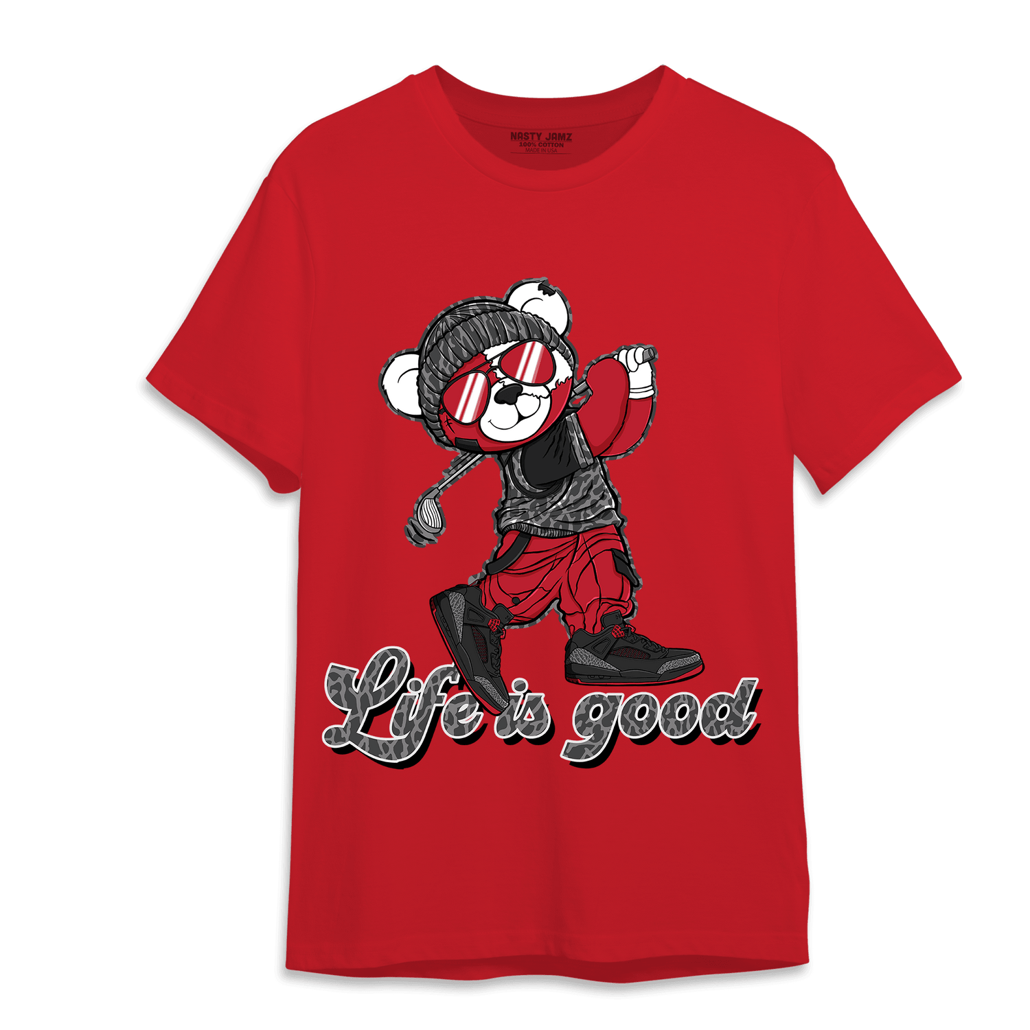 Spizike Low Bred T Shirt Match BER Like Golf - NastyJamz