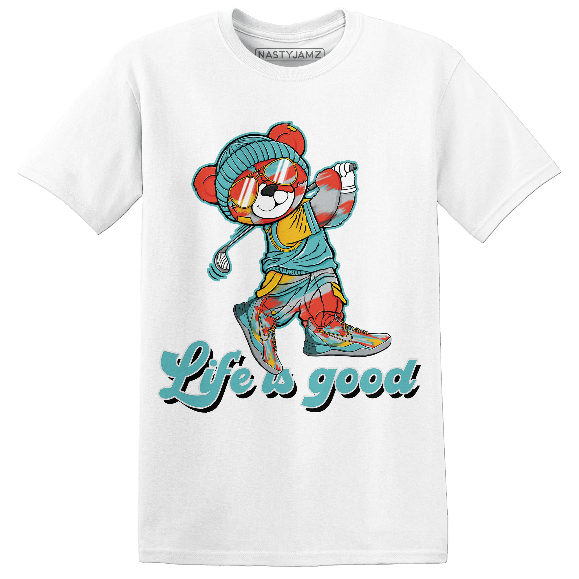 KB 8 Protro Venice Beach T Shirt Match BER Like Golf - NastyJamz