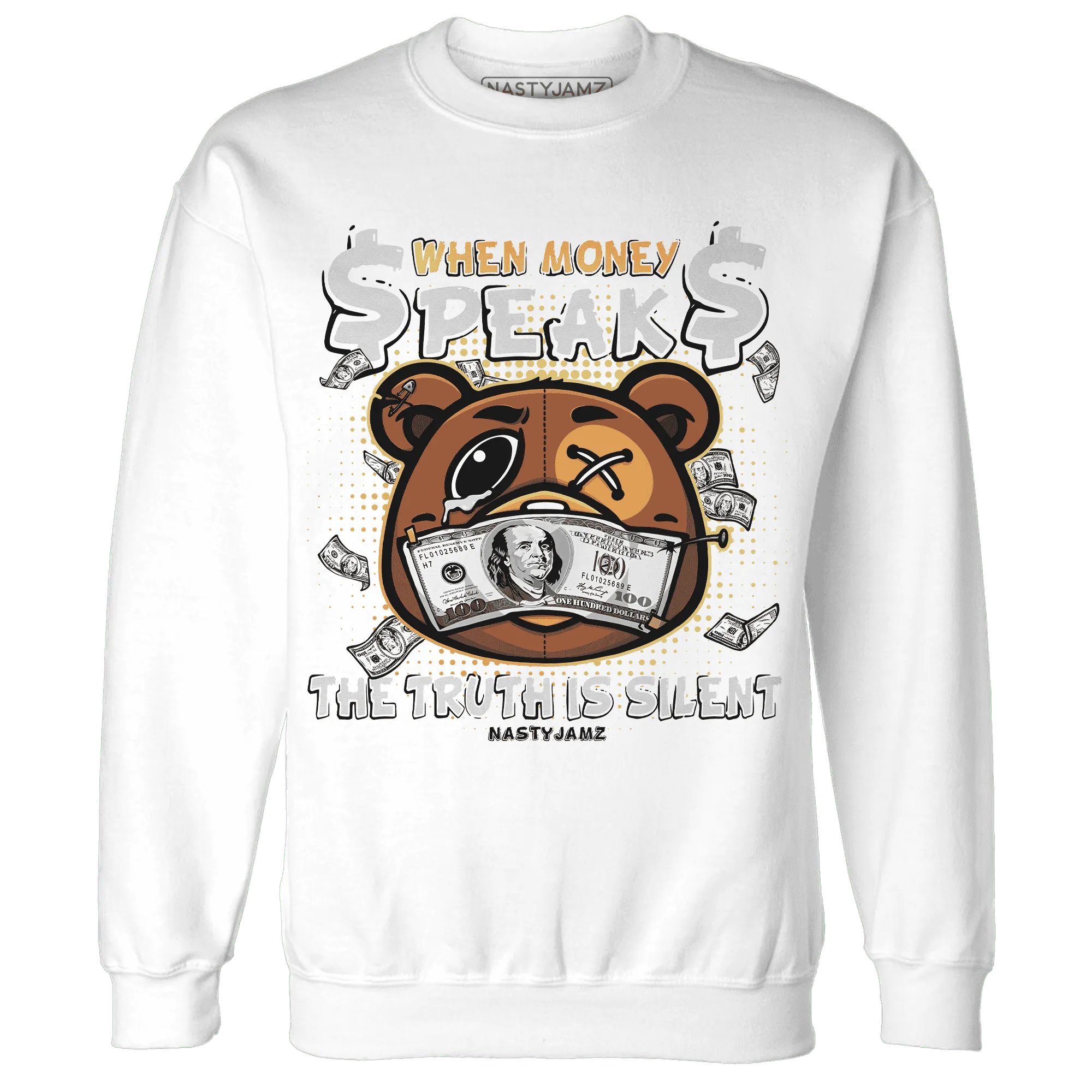 Paris-Olympicsss-6s-Sweatshirt-Match-BER-Money-Speaks-Truth-Silent