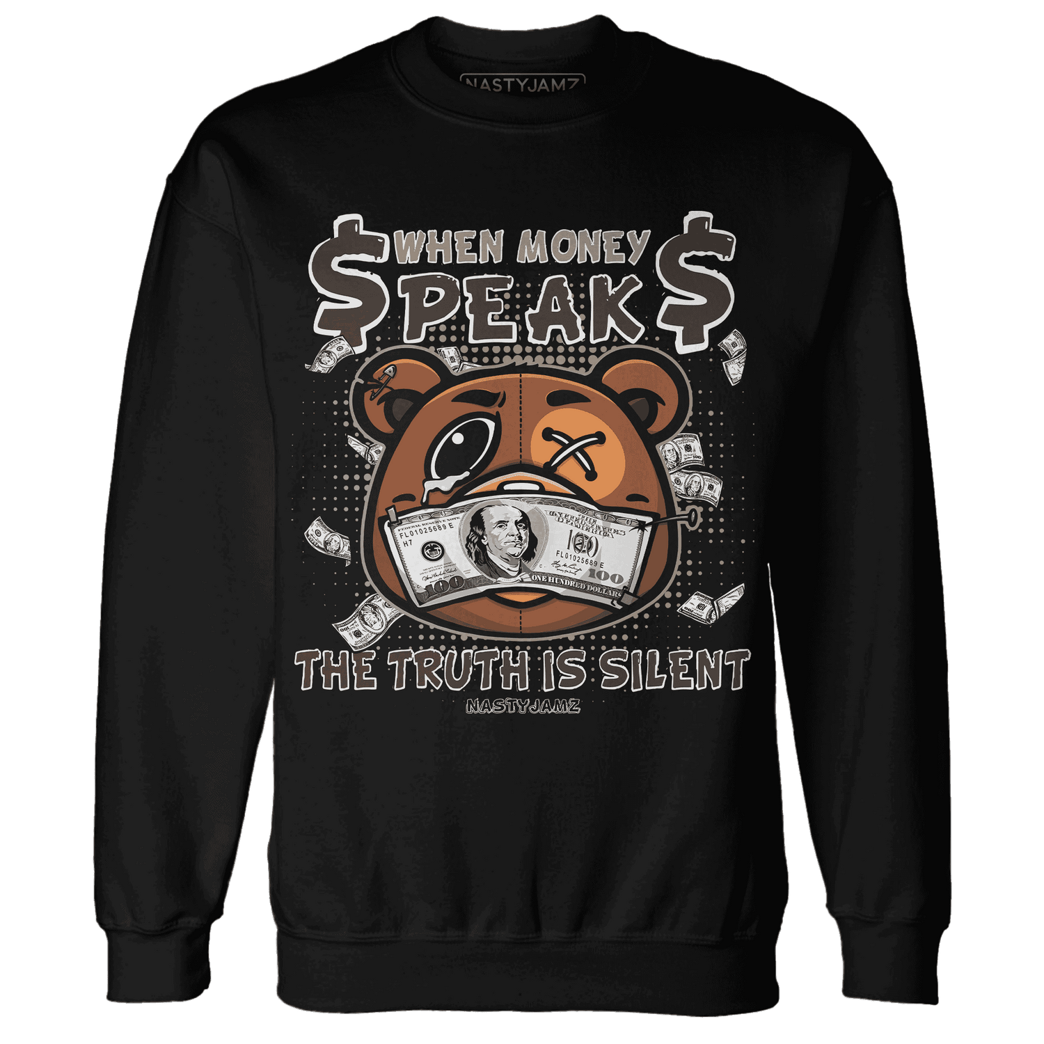 Dunk Low Baroque Brown Sweatshirt Match BER Money Speaks Truth Silent - NastyJamz