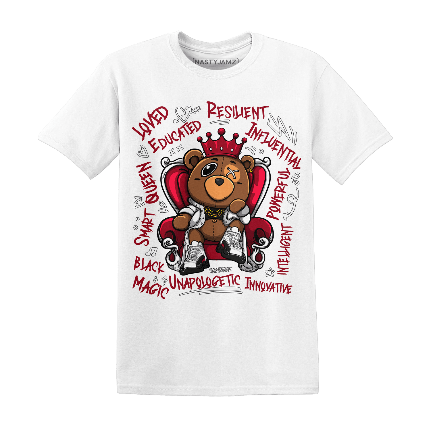 Retro Red Taxi 12s T Shirt Match BER Self Definition - NastyJamz