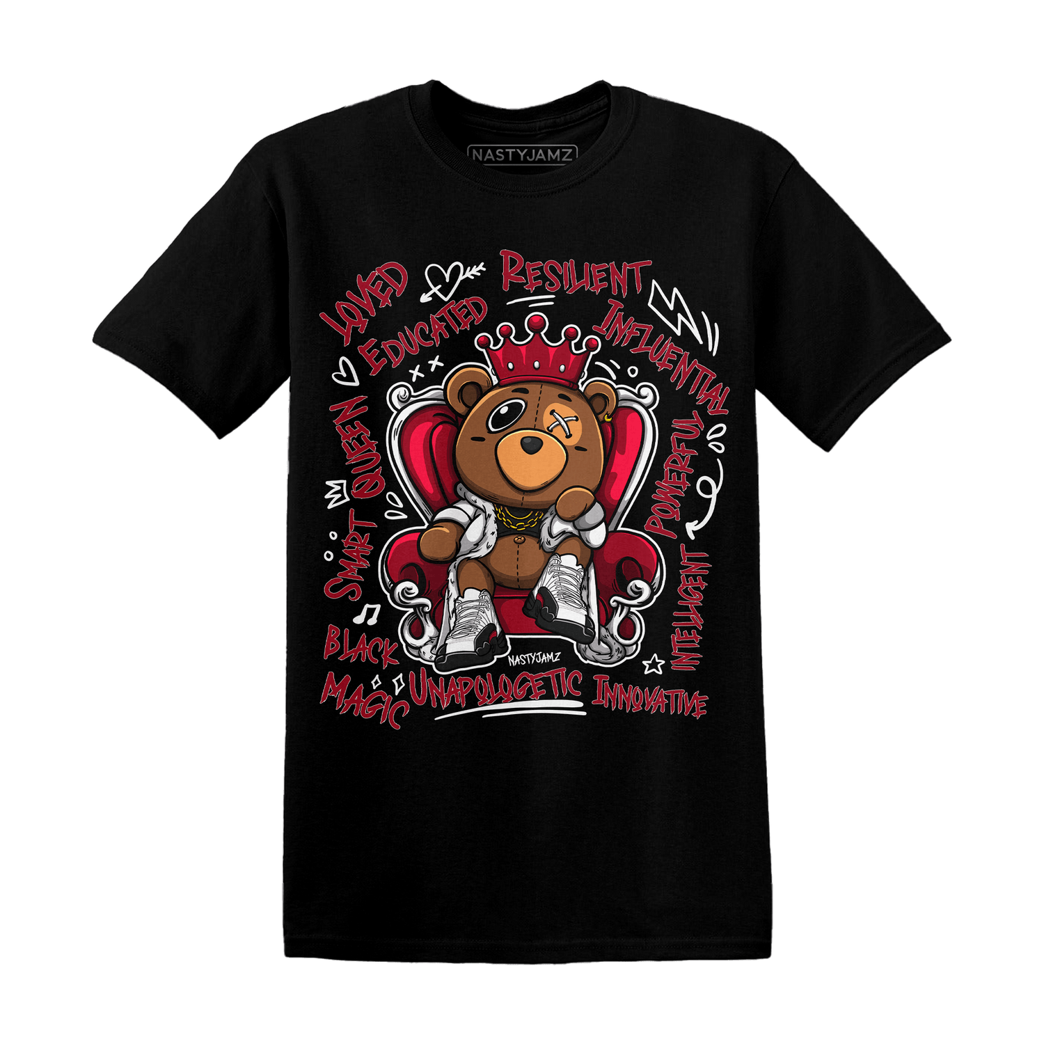 Retro Red Taxi 12s T Shirt Match BER Self Definition - NastyJamz