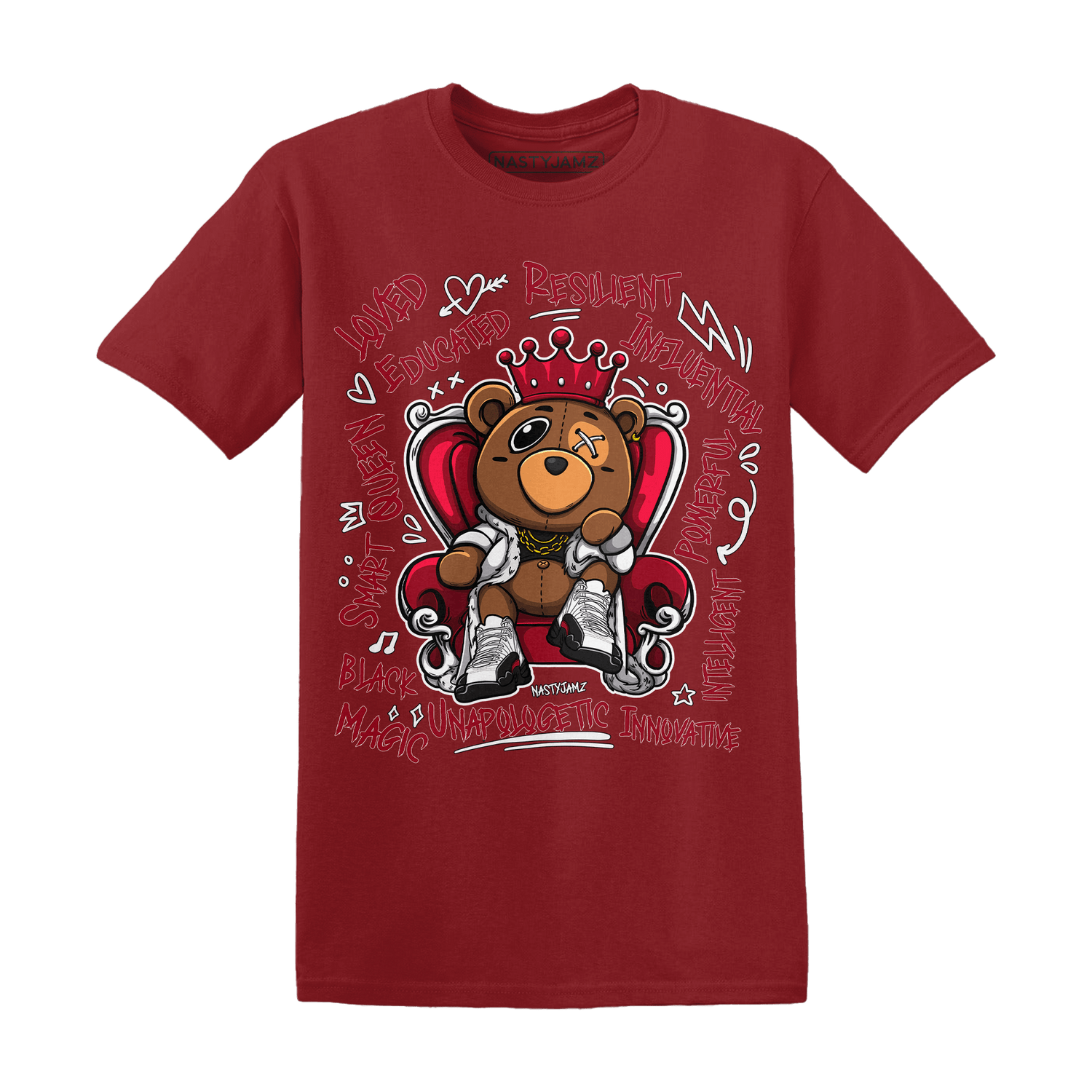 Retro Red Taxi 12s T Shirt Match BER Self Definition - NastyJamz