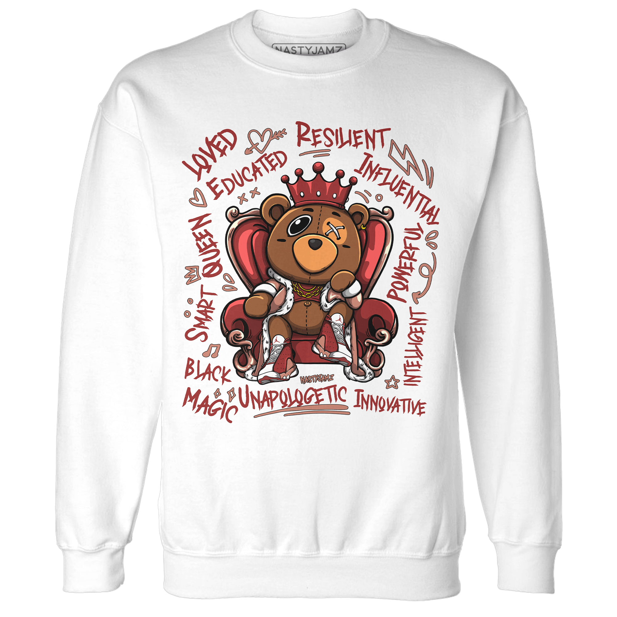 Dune Red 13s Sweatshirt Match BER Self Definition - NastyJamz