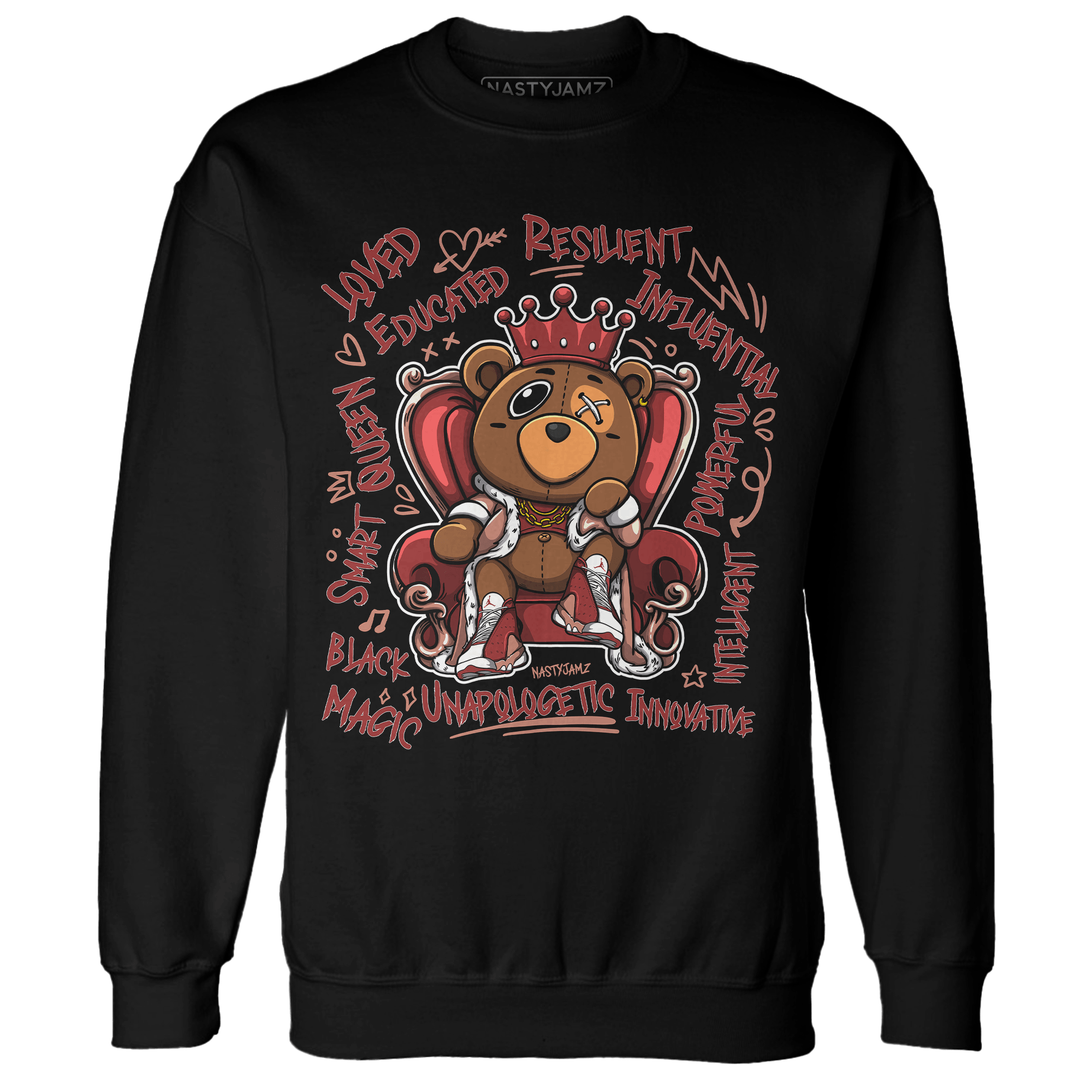 Dune Red 13s Sweatshirt Match BER Self Definition - NastyJamz