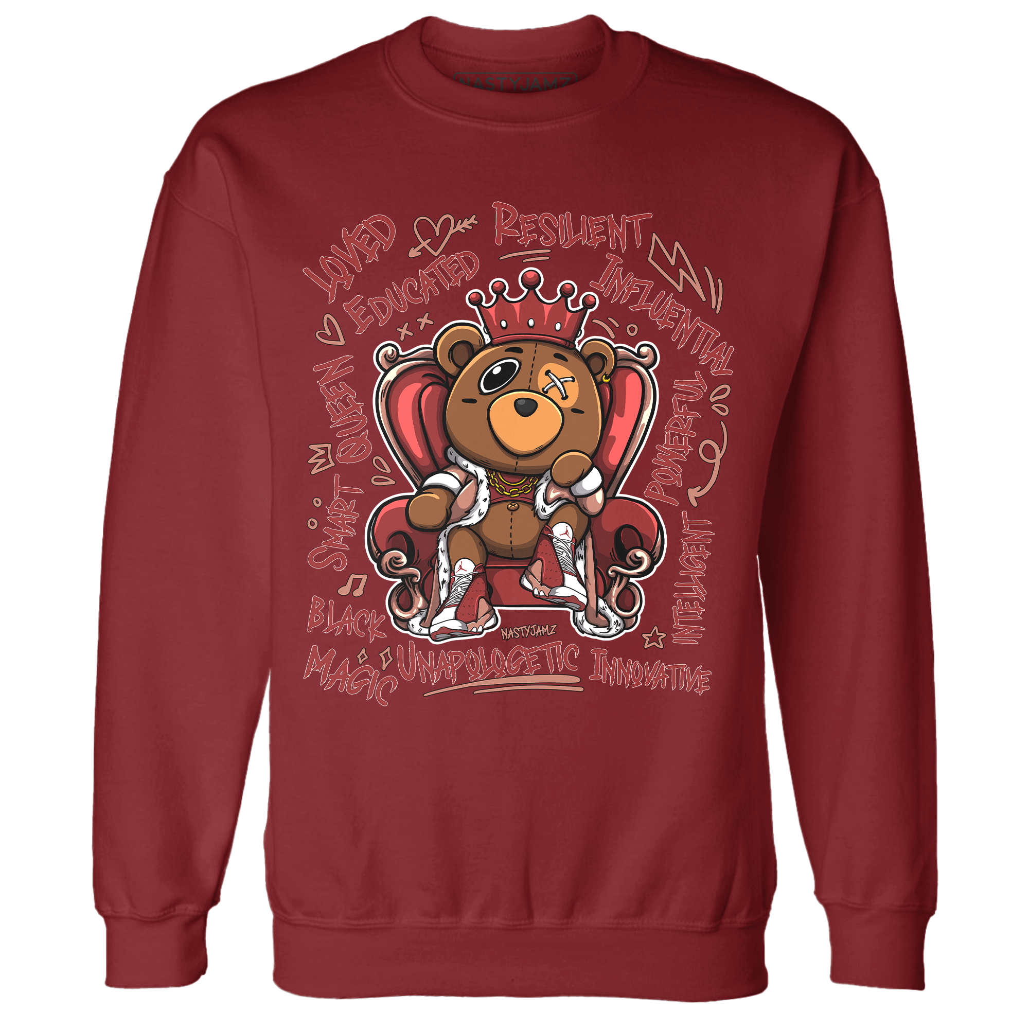 Dune Red 13s Sweatshirt Match BER Self Definition - NastyJamz