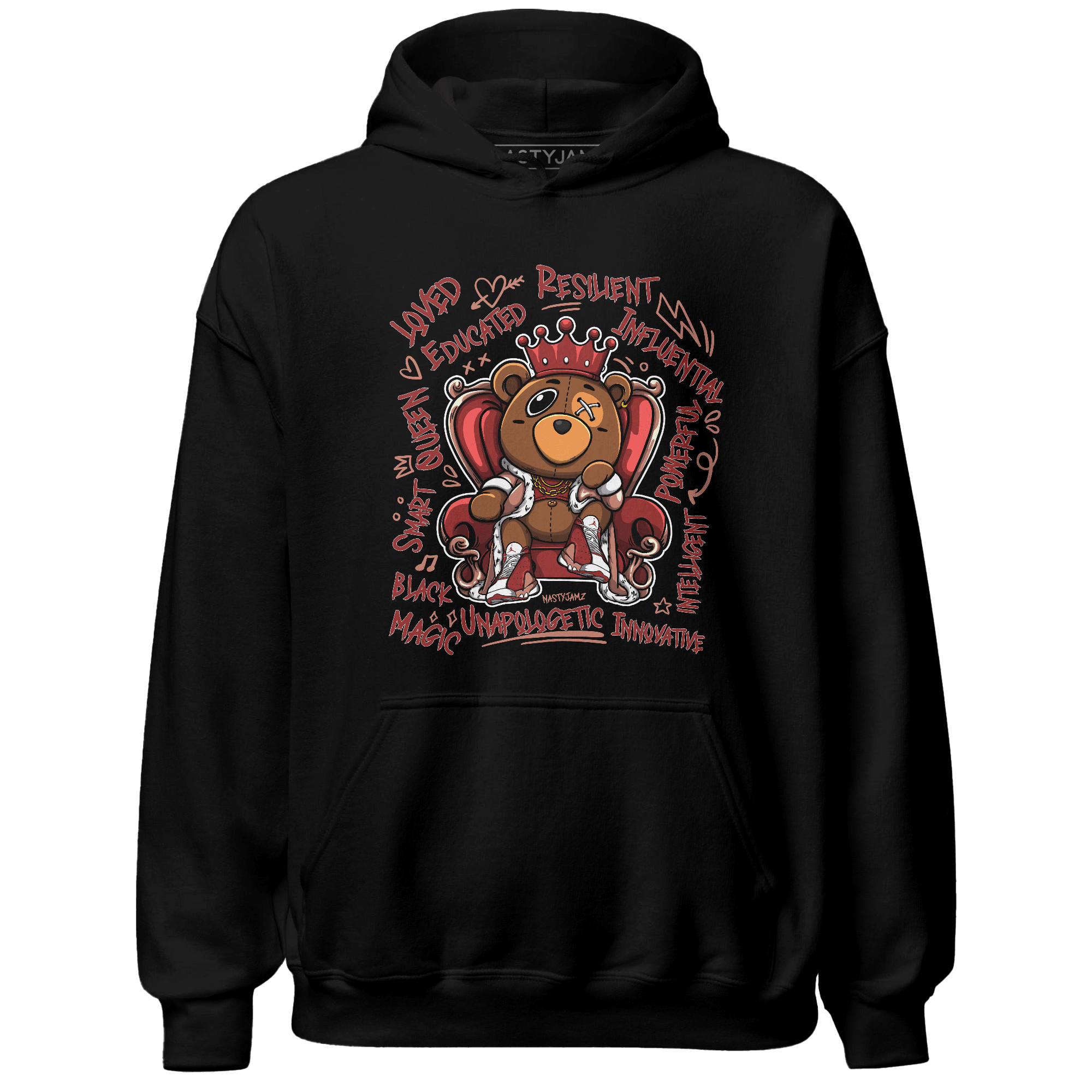 Dune Red 13s Hoodie Match BER Self Definition - NastyJamz