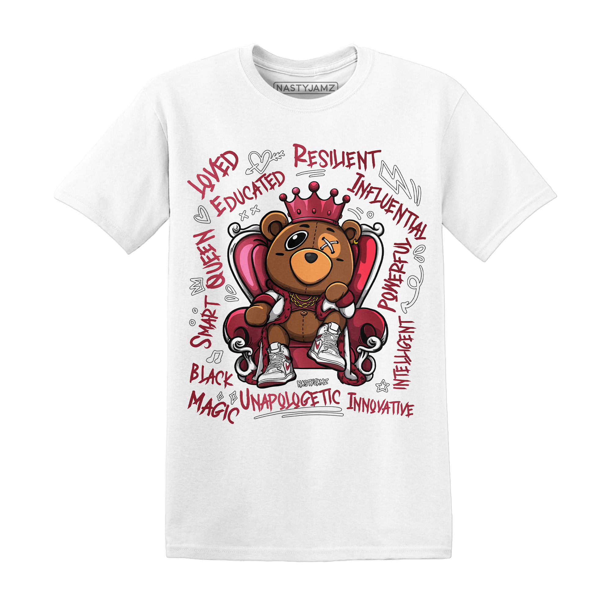 High 85 Metallic Burgundy 1s T Shirt Match BER Self Definition - NastyJamz
