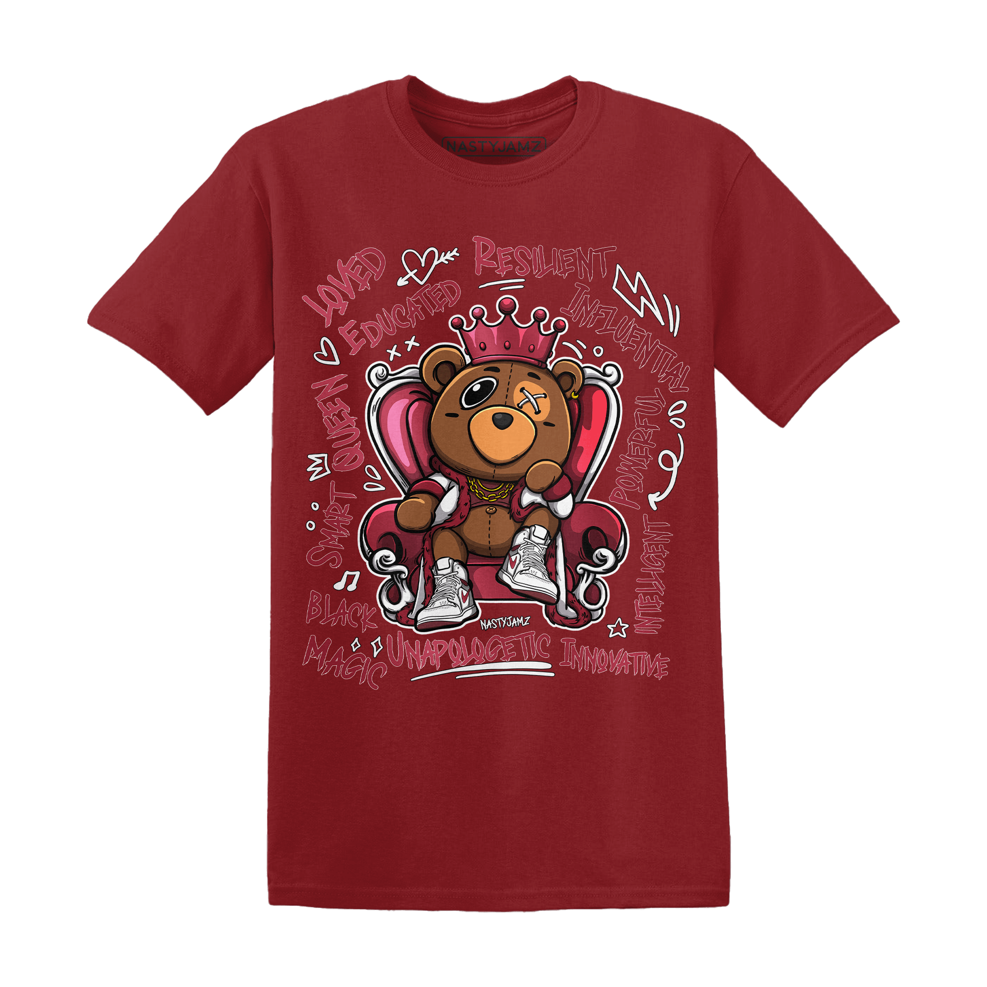 High 85 Metallic Burgundy 1s T Shirt Match BER Self Definition - NastyJamz