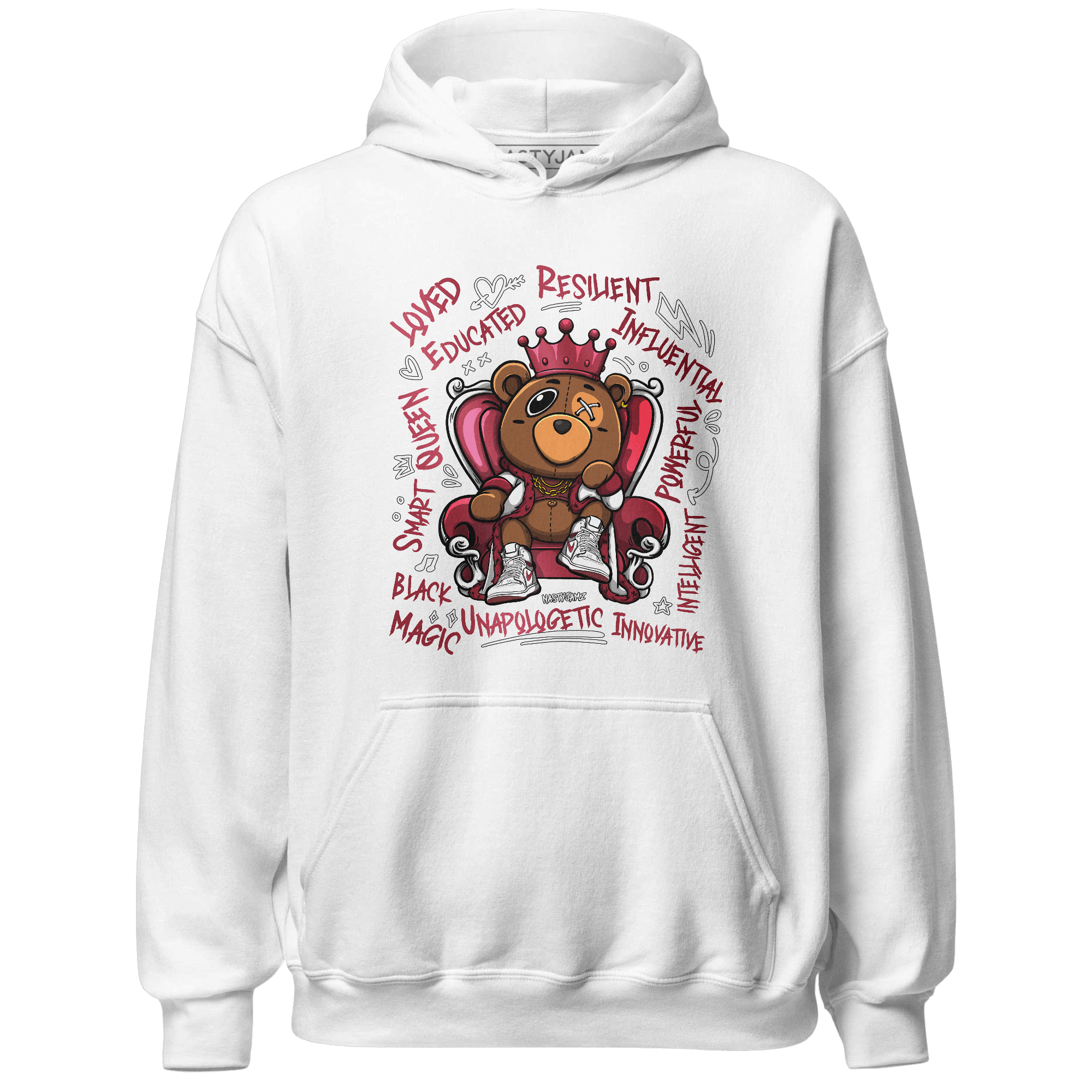 High 85 Metallic Burgundy 1s Hoodie Match BER Self Definition - NastyJamz