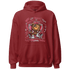 High 85 Metallic Burgundy 1s Hoodie Match BER Self Definition - NastyJamz