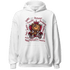 High White Team Red 1s Hoodie Match BER Self Definition - NastyJamz