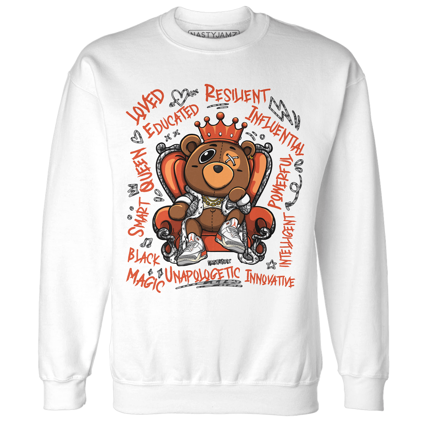 Georgia Peach 3s Sweatshirt Match BER Self Definition - NastyJamz