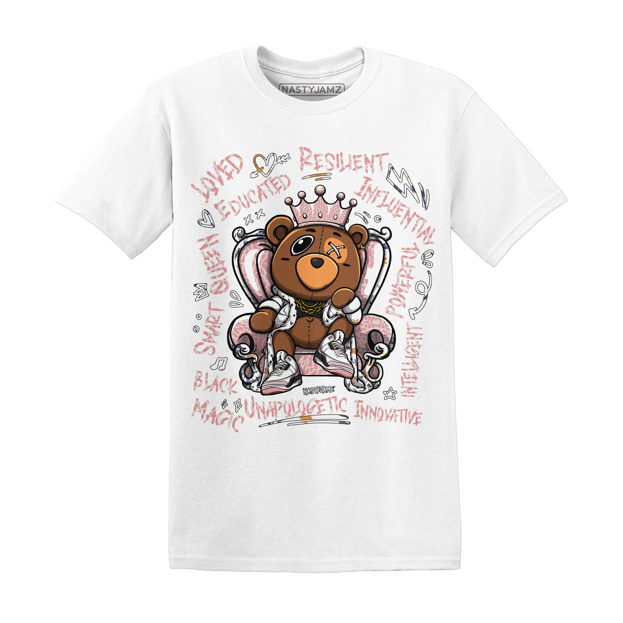 Red Stardust 3s T Shirt Match BER Self Definition - NastyJamz