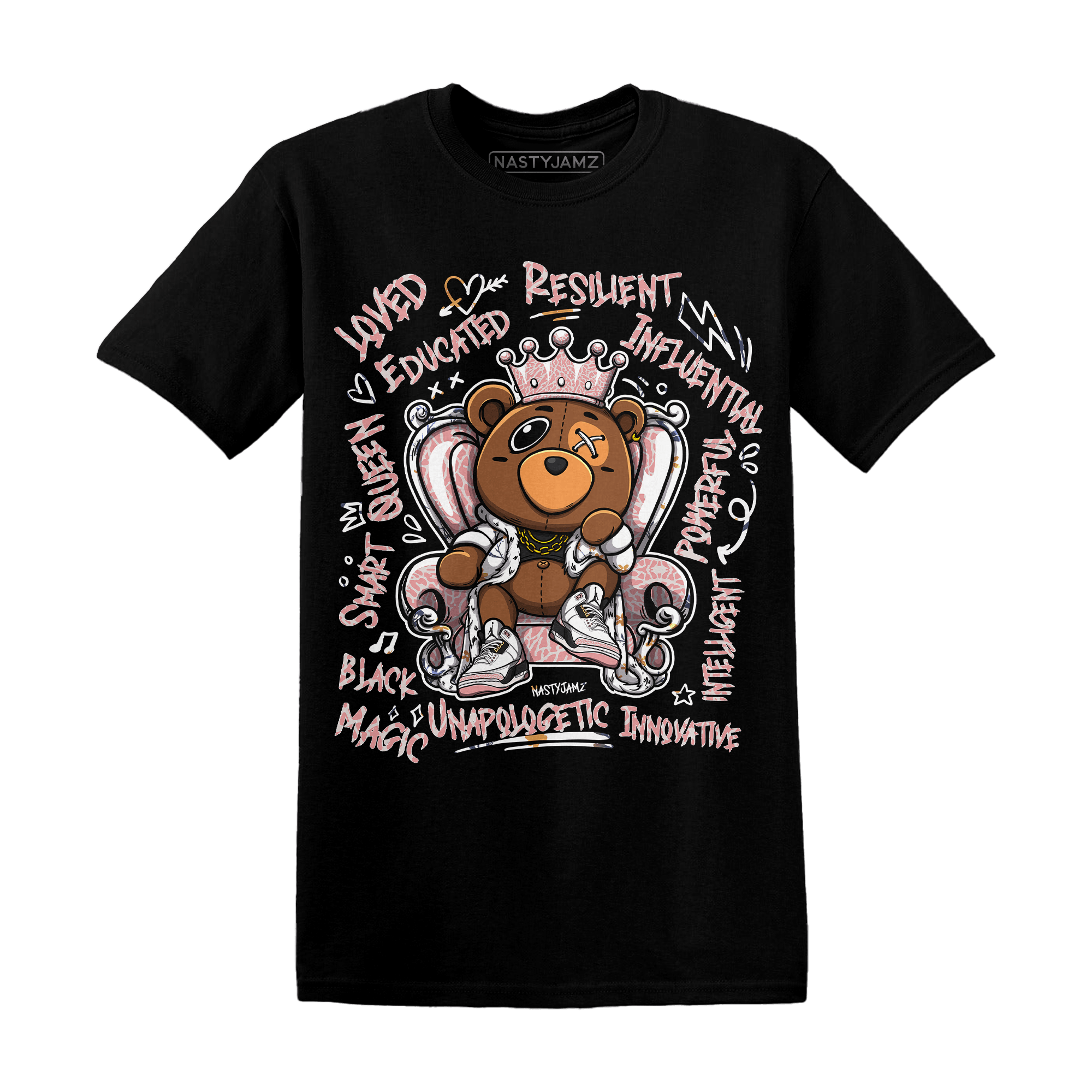 Red Stardust 3s T Shirt Match BER Self Definition - NastyJamz