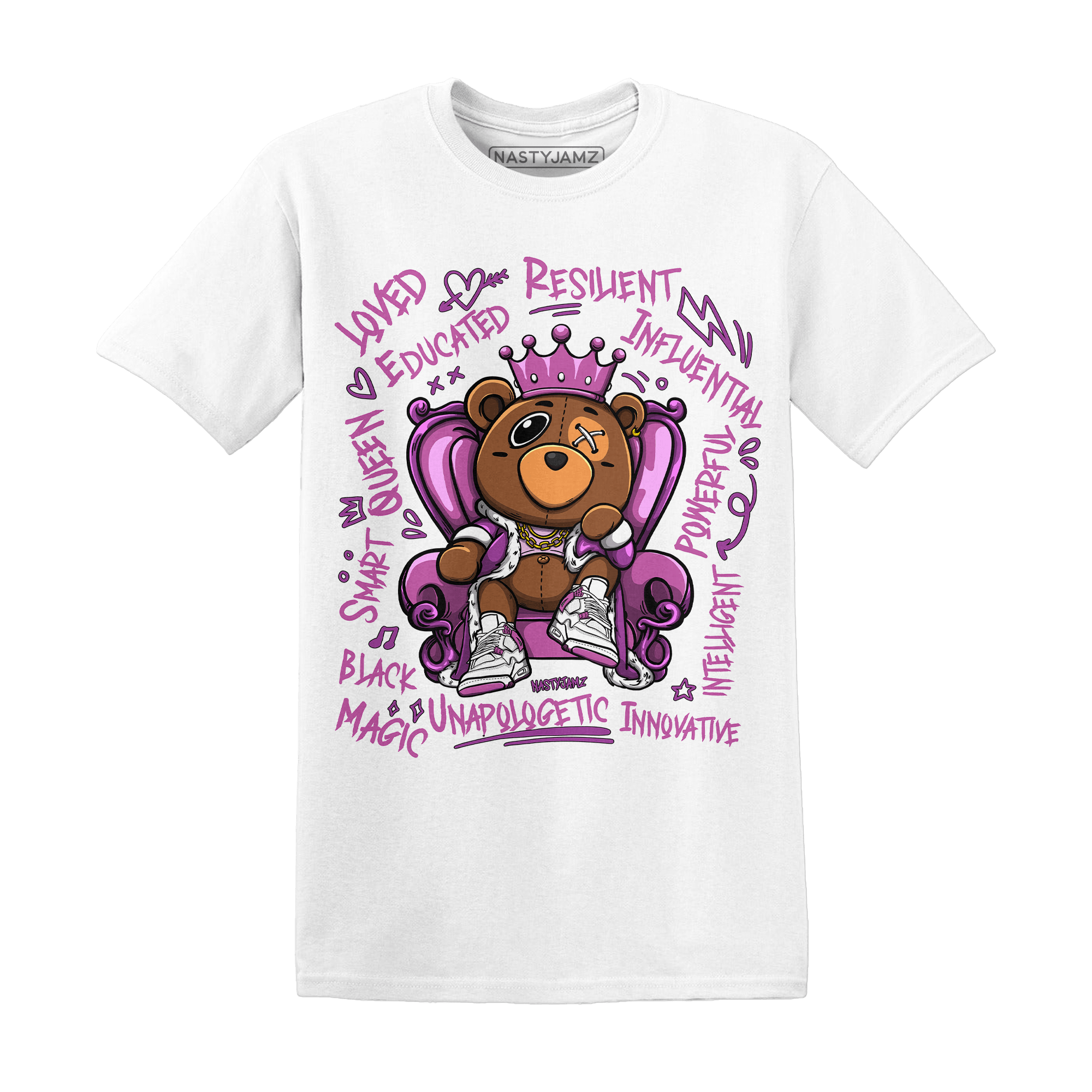 GS Hyper Violet 4s T Shirt Match BER Self Definition - NastyJamz
