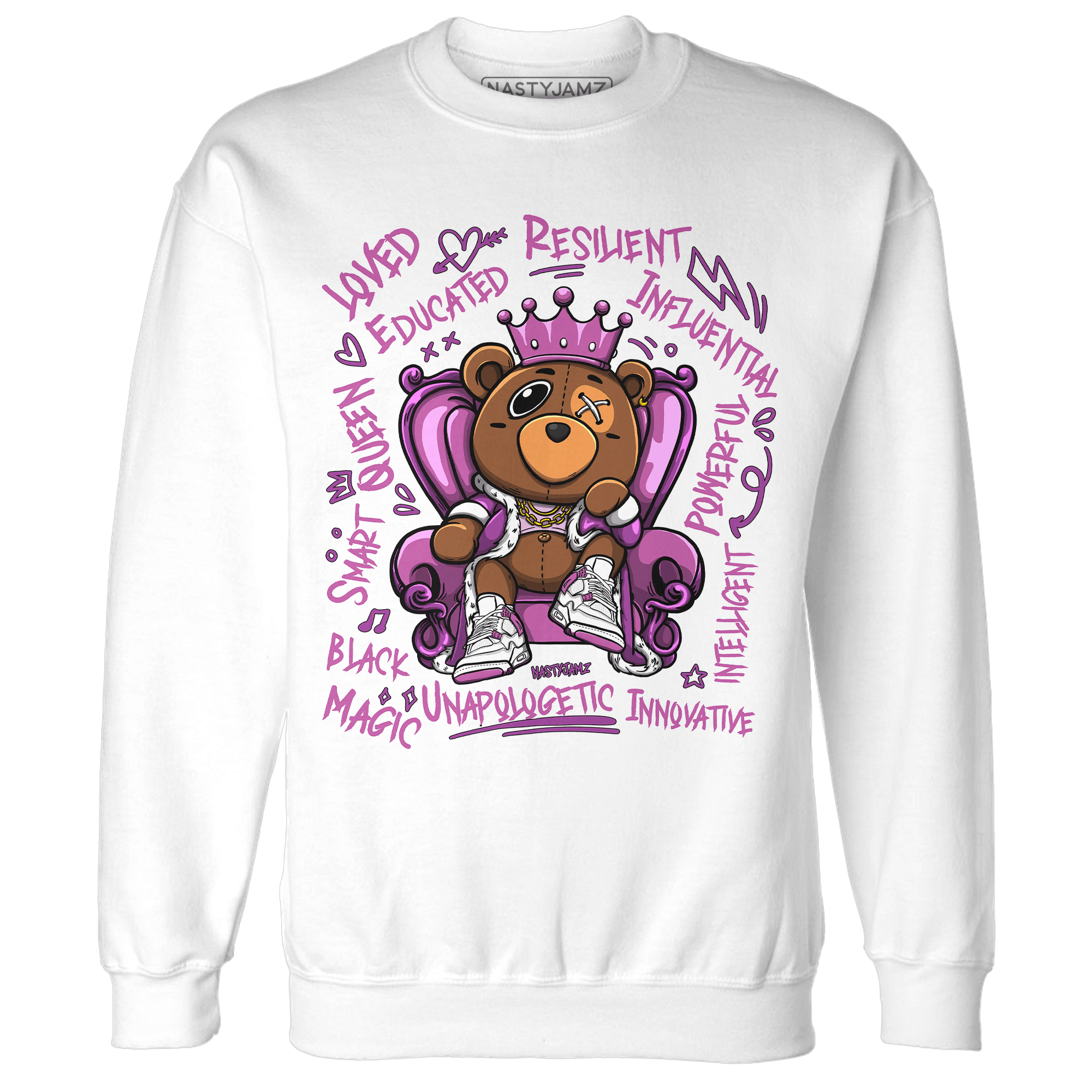 GS Hyper Violet 4s Sweatshirt Match BER Self Definition - NastyJamz