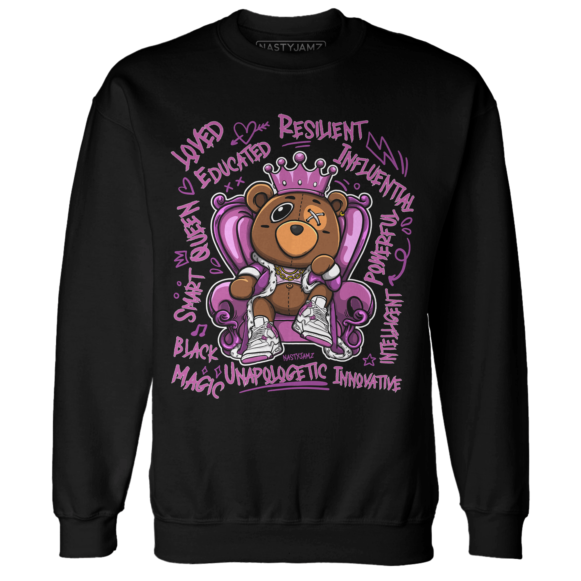 GS Hyper Violet 4s Sweatshirt Match BER Self Definition - NastyJamz