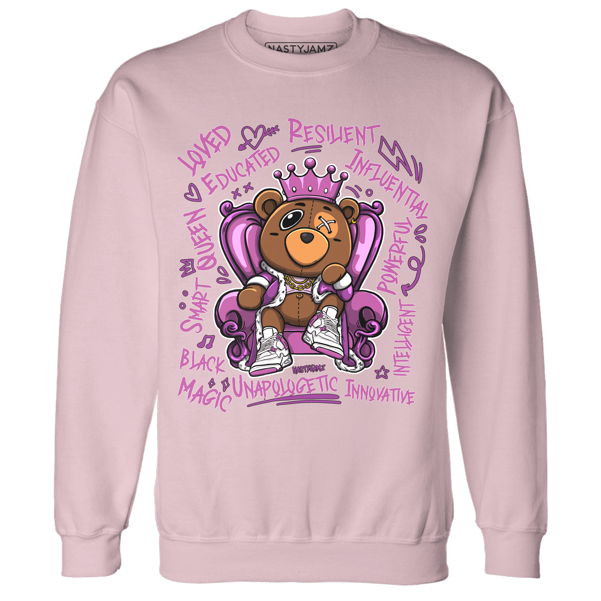 GS Hyper Violet 4s Sweatshirt Match BER Self Definition - NastyJamz