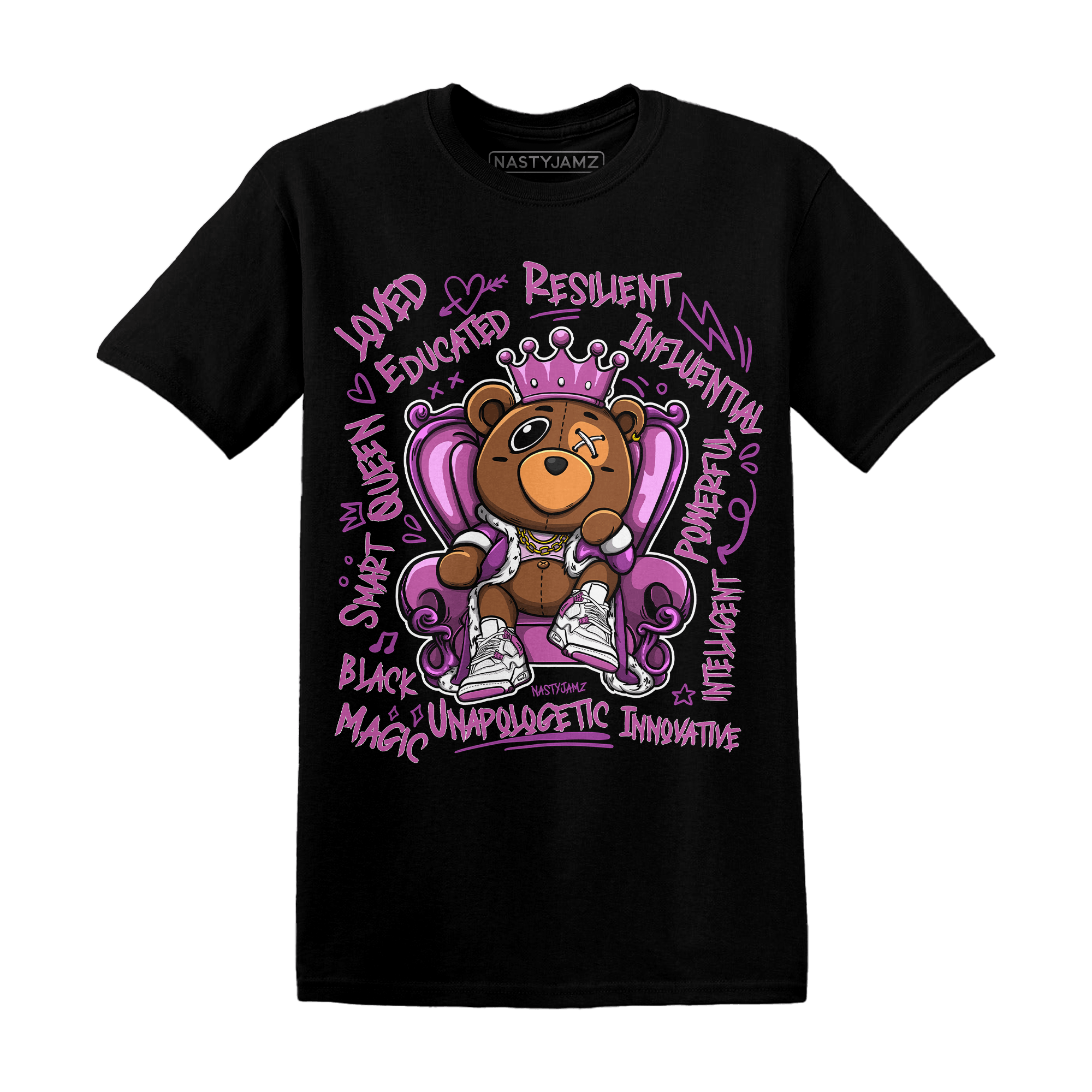 GS Hyper Violet 4s T Shirt Match BER Self Definition - NastyJamz