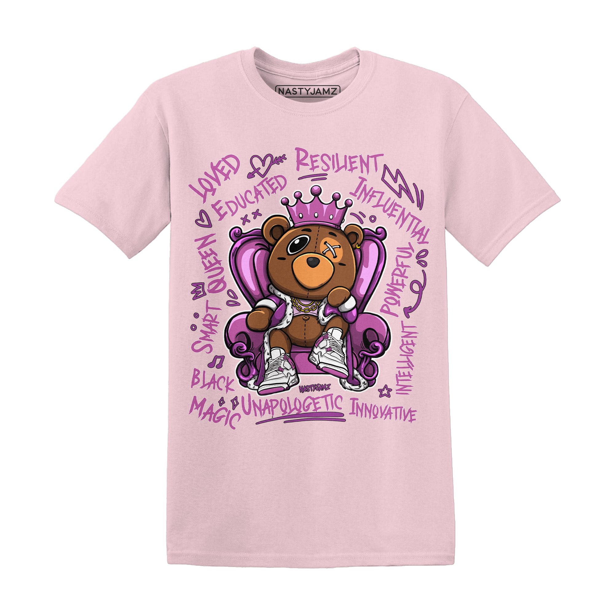 GS Hyper Violet 4s T Shirt Match BER Self Definition - NastyJamz