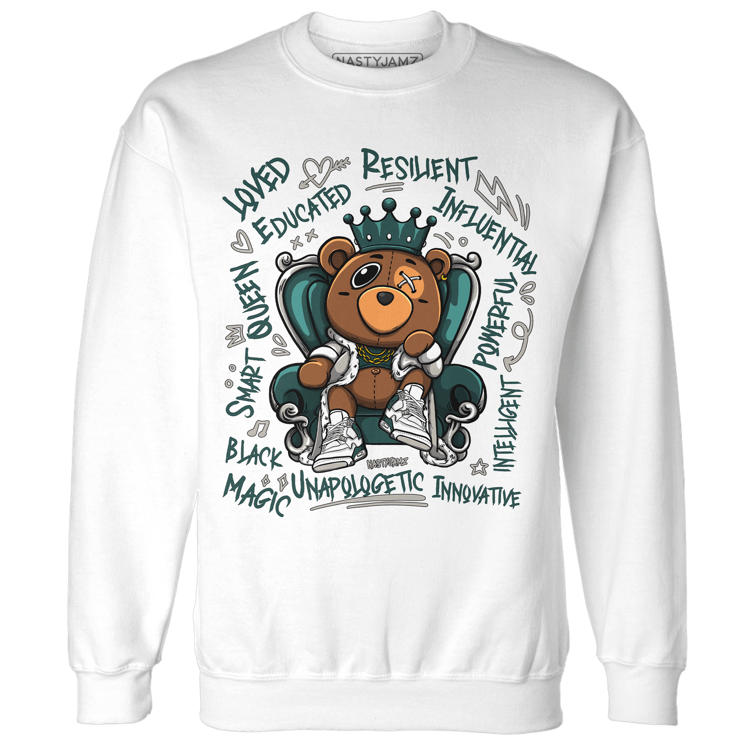 Oxidized Green 4s Sweatshirt Match BER Self Definition - NastyJamz