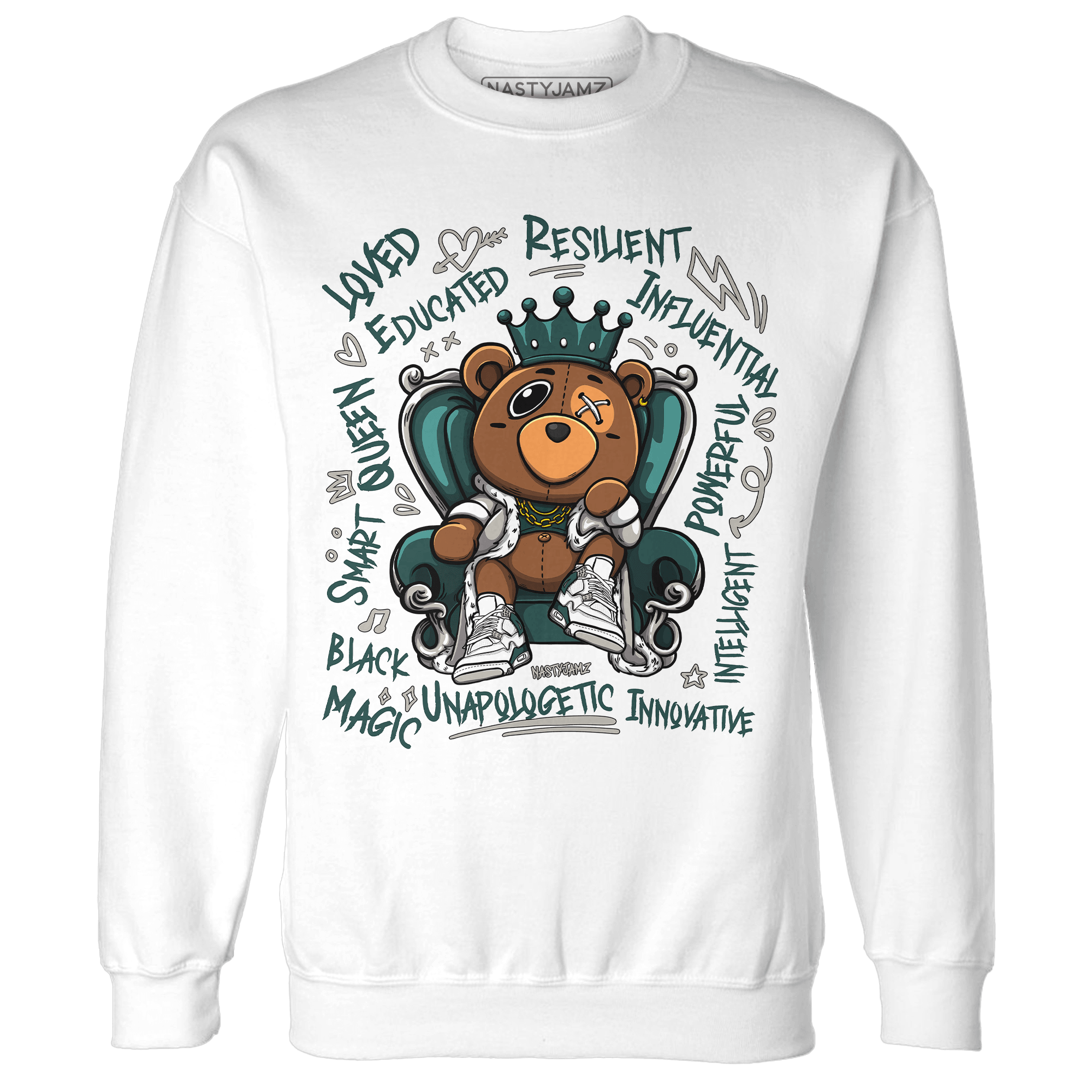 Oxidized Green 4s Sweatshirt Match BER Self Definition - NastyJamz