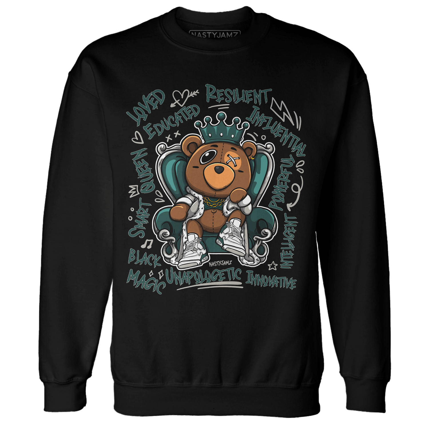 Oxidized Green 4s Sweatshirt Match BER Self Definition - NastyJamz