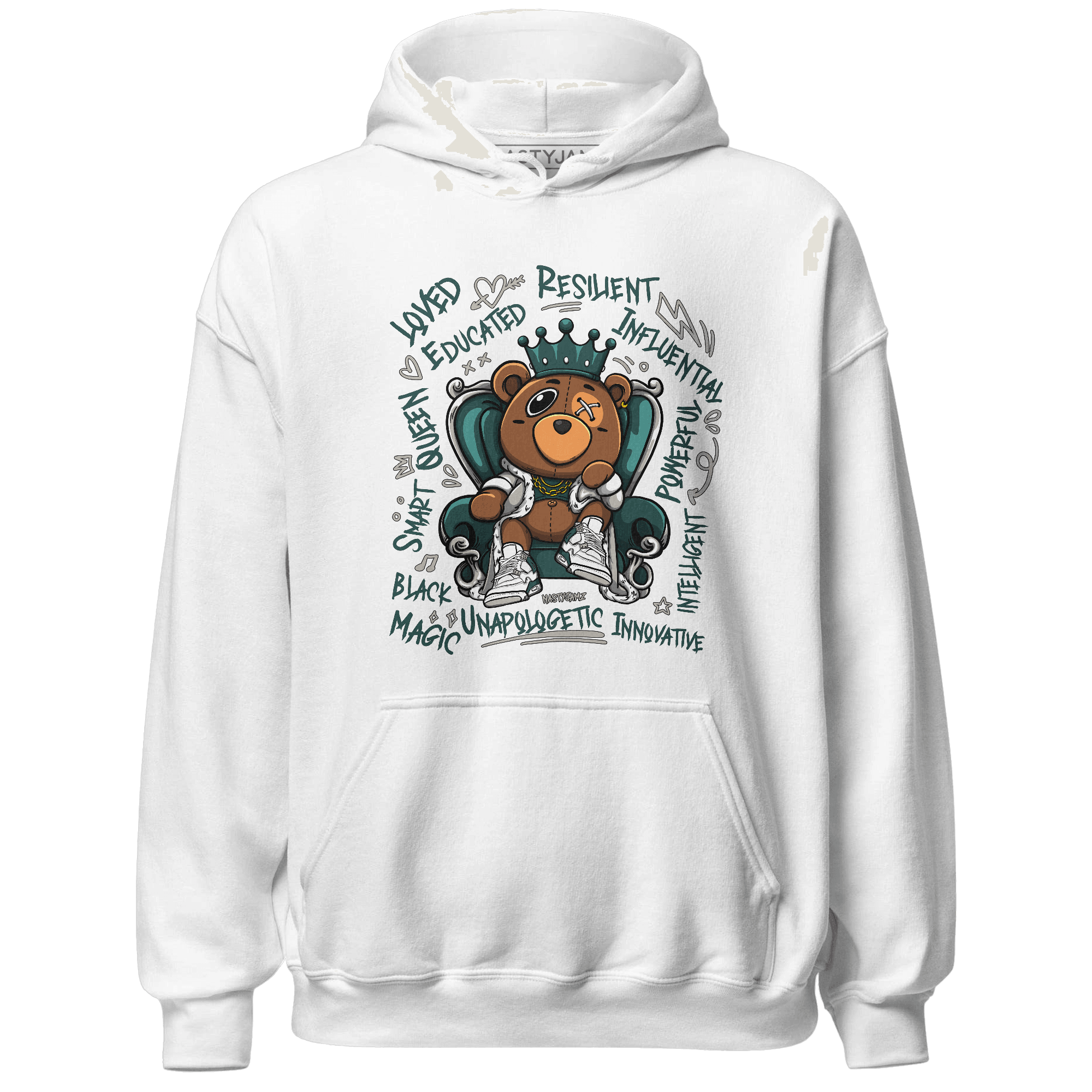 Oxidized Green 4s Hoodie Match BER Self Definition - NastyJamz