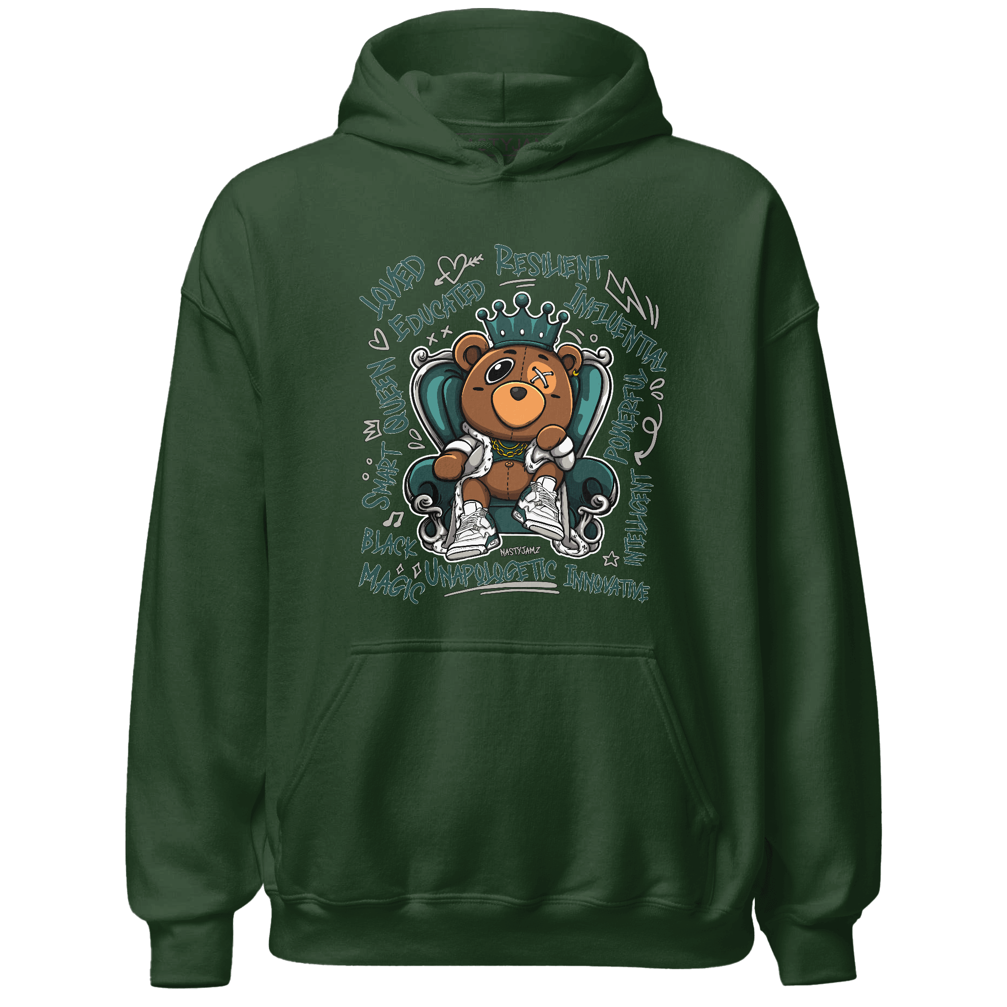 Oxidized Green 4s Hoodie Match BER Self Definition - NastyJamz