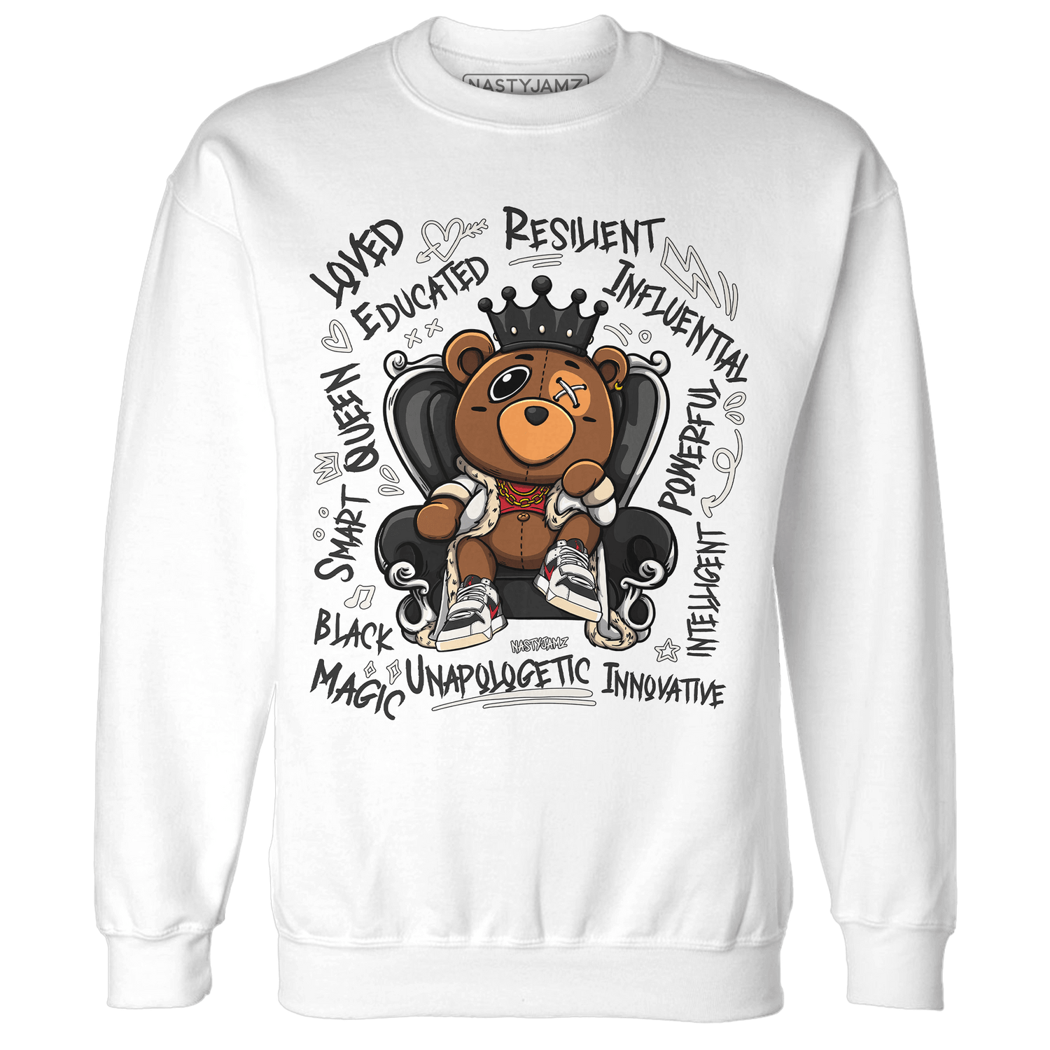 Jumman Jack Universityy Red Sweatshirt Match BER Self Definition - NastyJamz