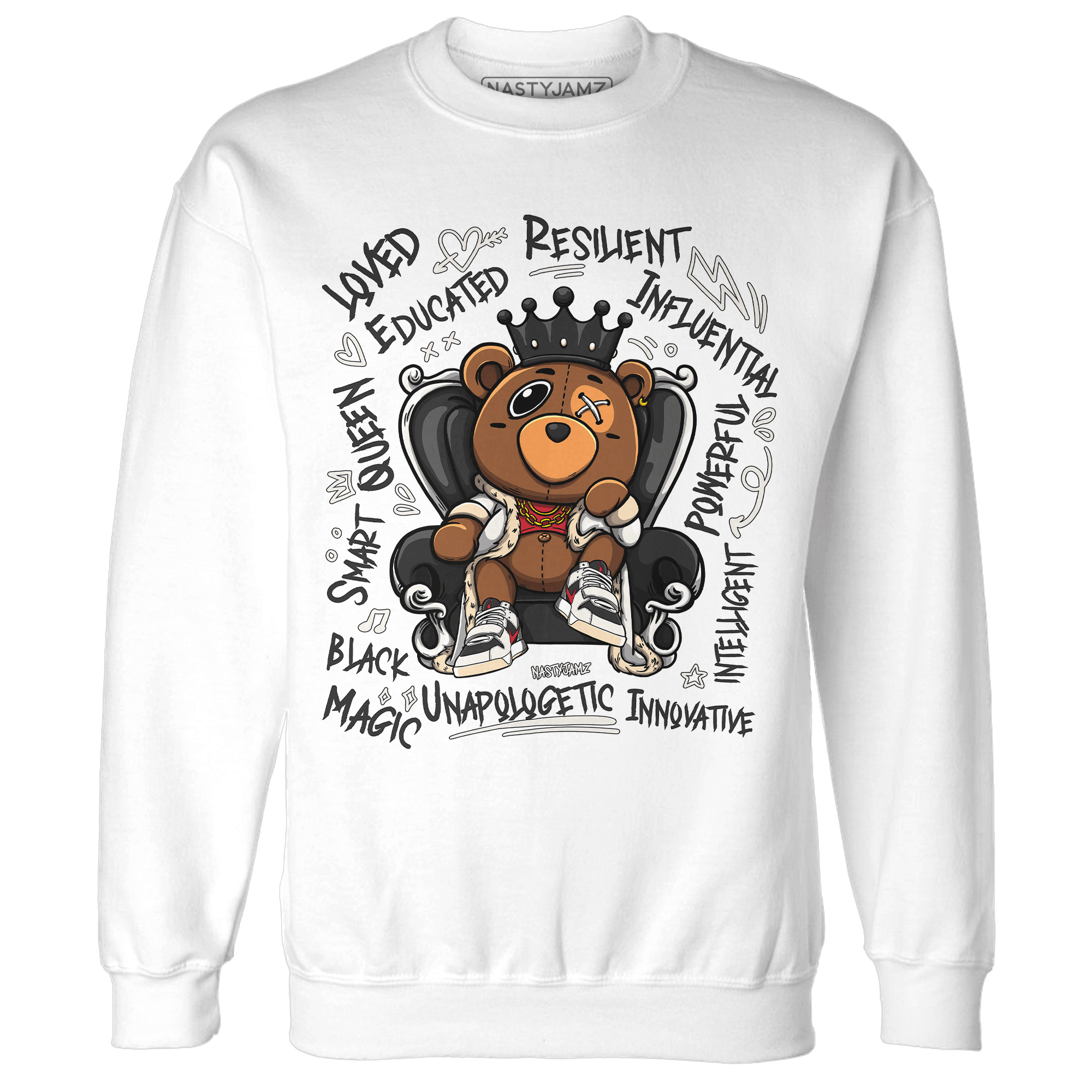 Jumman Jack Universityy Red Sweatshirt Match BER Self Definition - NastyJamz