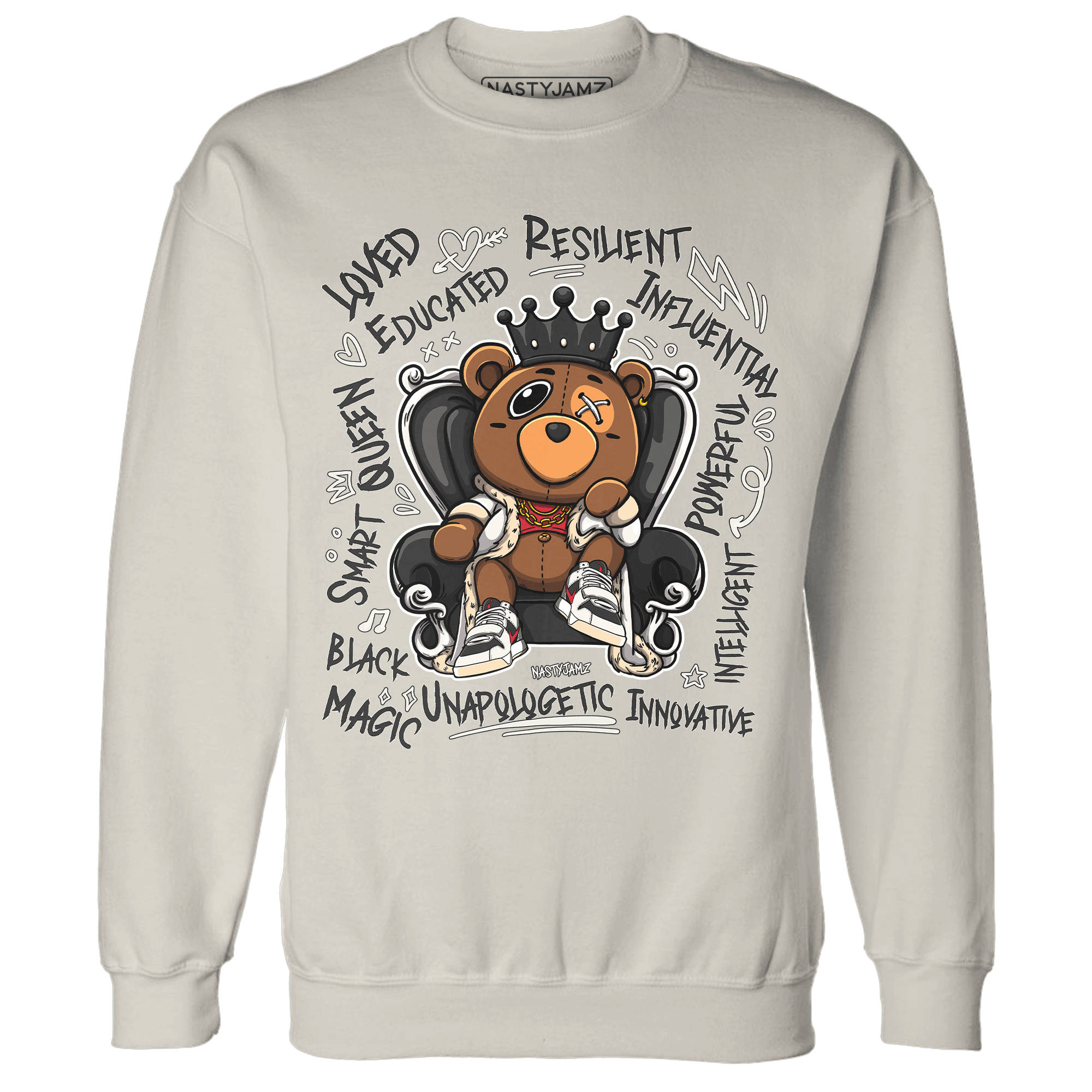 Jumman Jack Universityy Red Sweatshirt Match BER Self Definition - NastyJamz