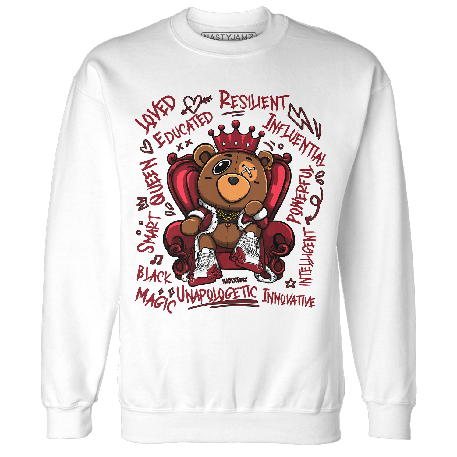 Cherry 12s Sweatshirt Match BER Self Definition - NastyJamz