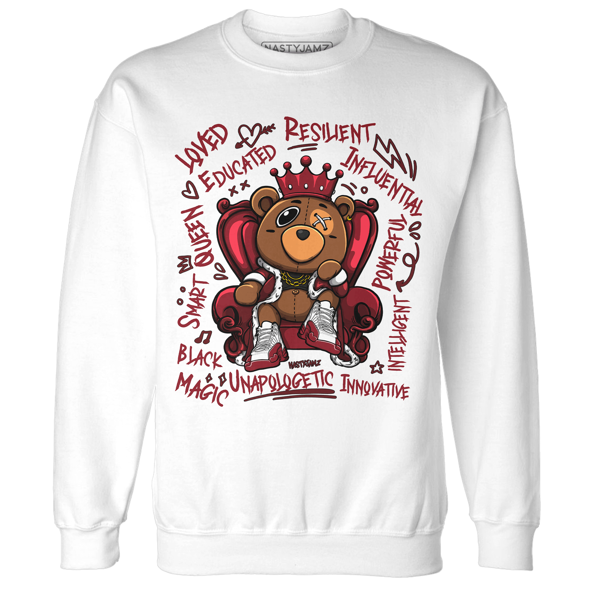 Cherry 12s Sweatshirt Match BER Self Definition - NastyJamz