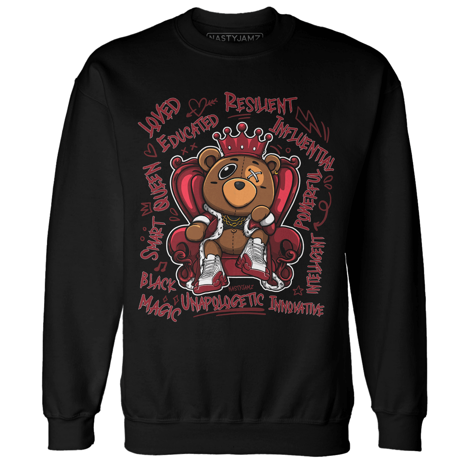 Cherry 12s Sweatshirt Match BER Self Definition - NastyJamz