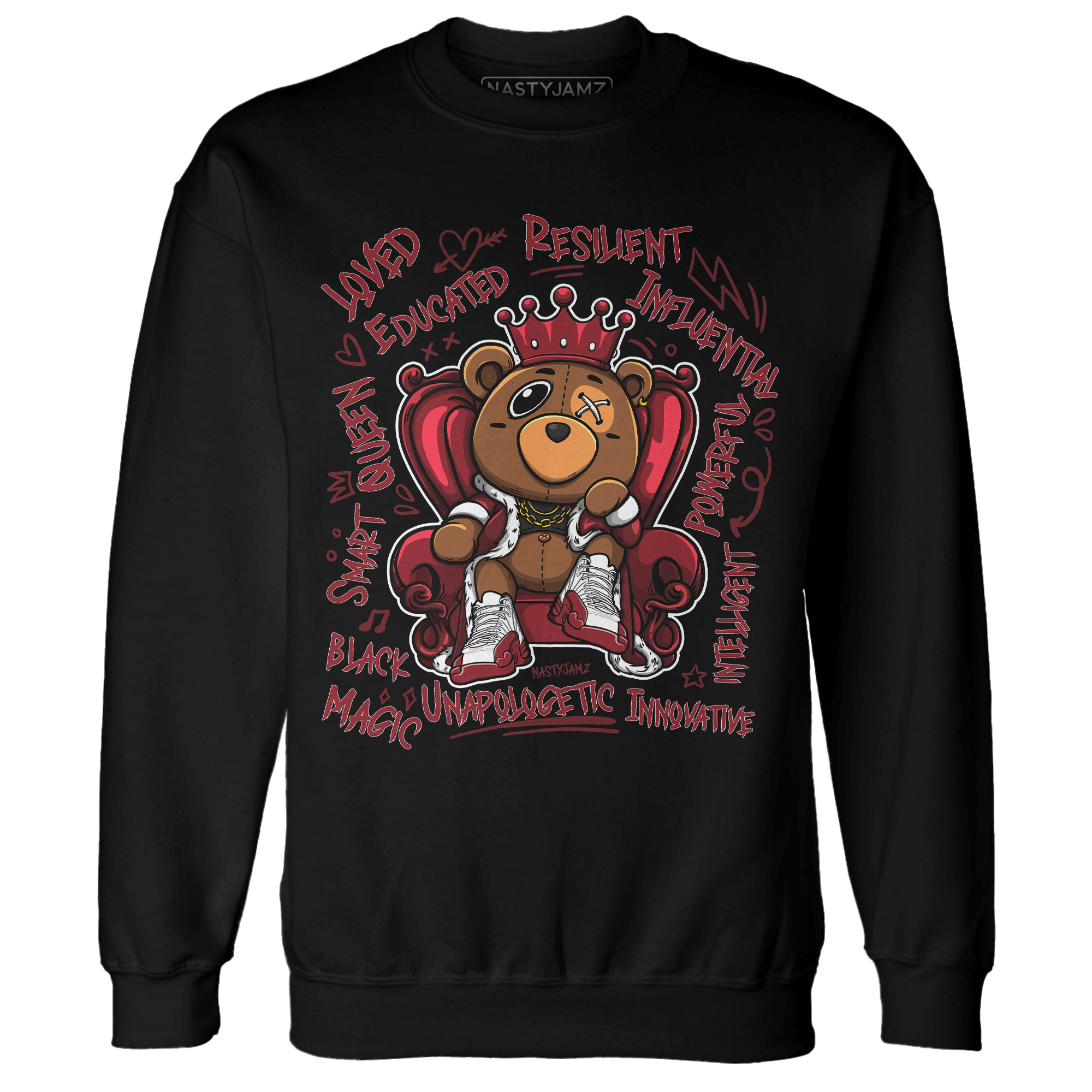 Cherry 12s Sweatshirt Match BER Self Definition - NastyJamz
