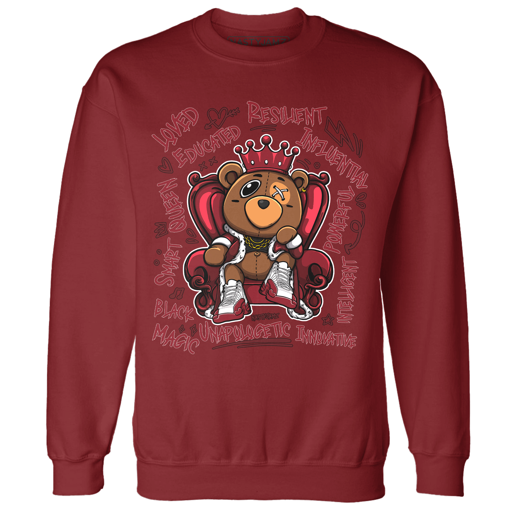 Cherry 12s Sweatshirt Match BER Self Definition - NastyJamz
