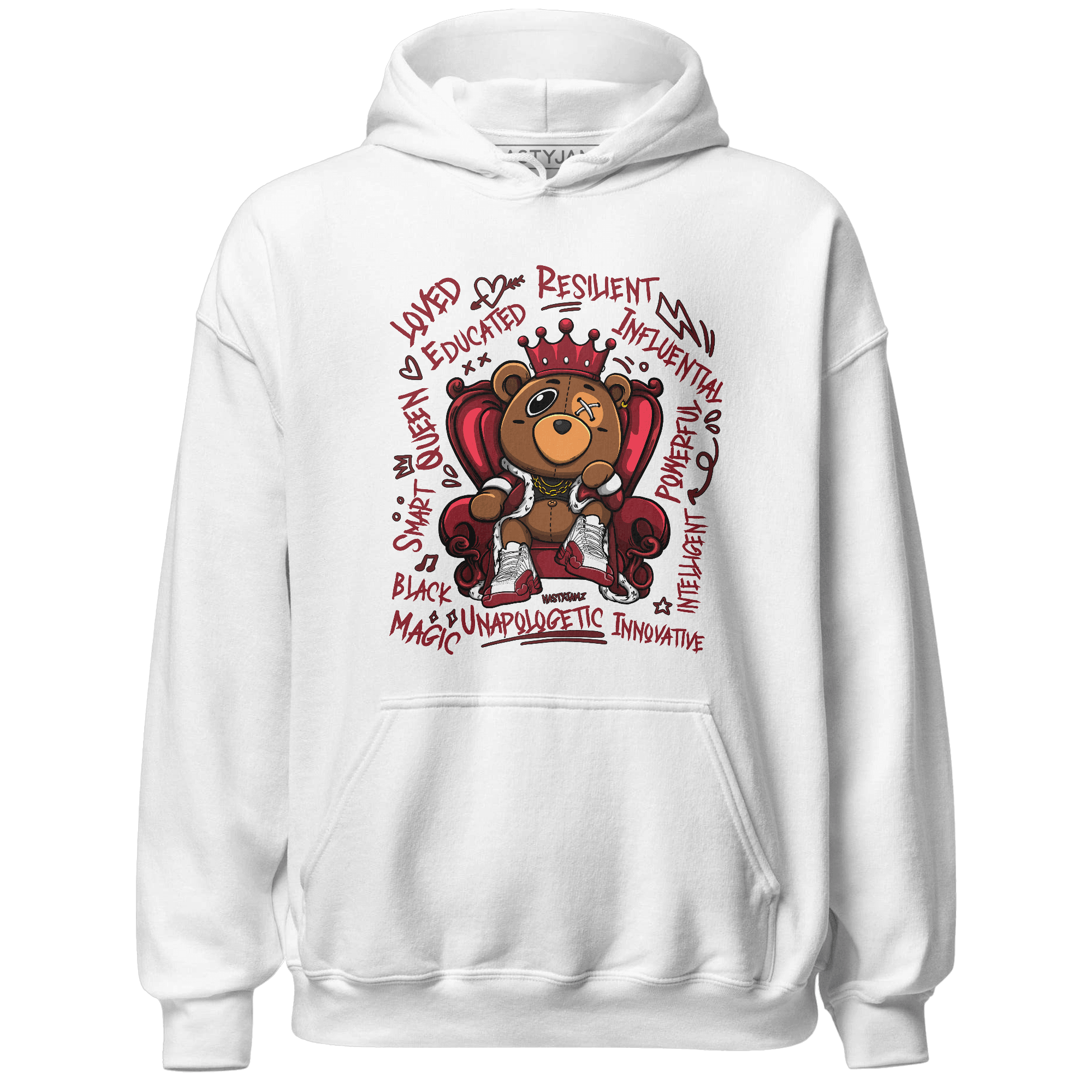 Cherry 12s Hoodie Match BER Self Definition - NastyJamz
