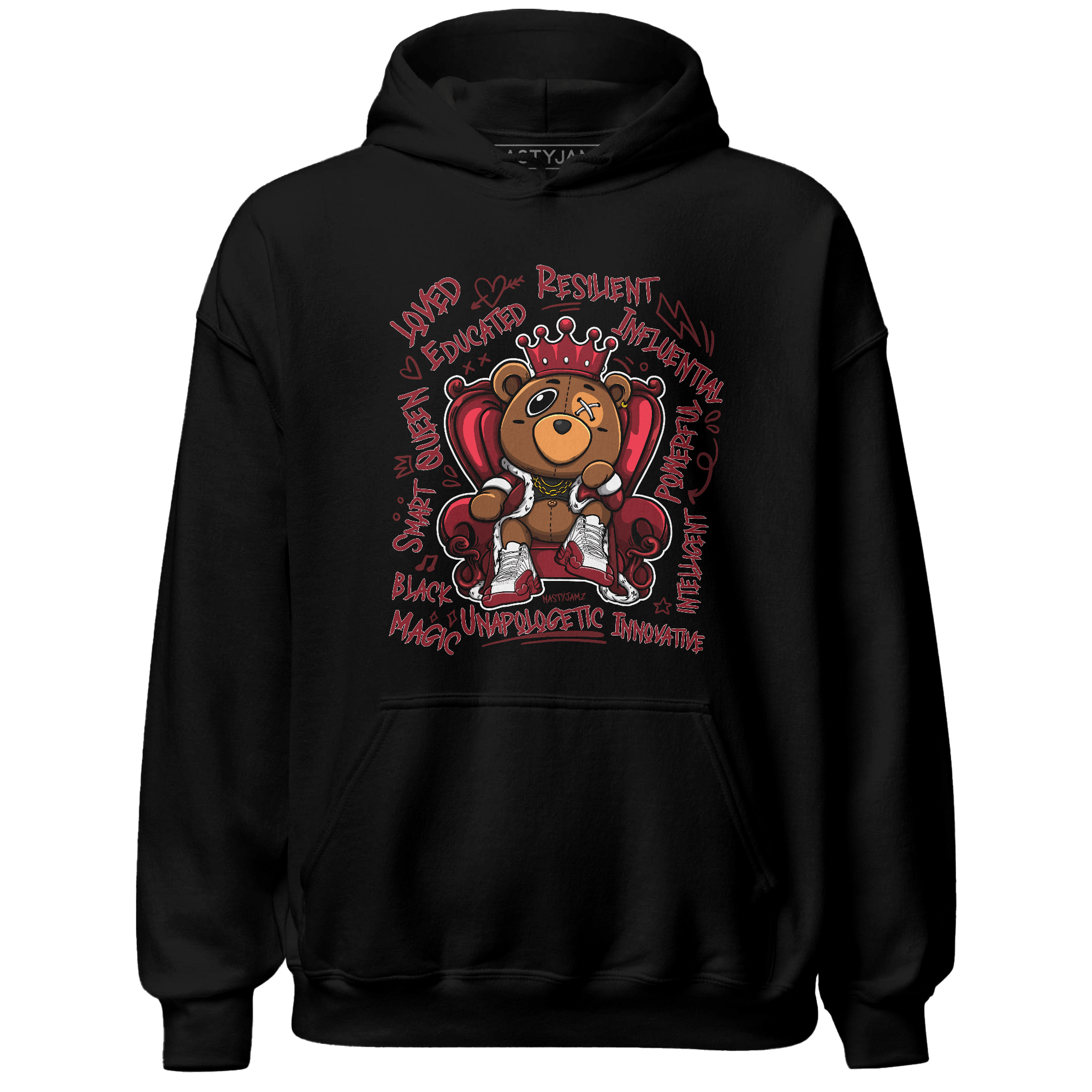 Cherry 12s Hoodie Match BER Self Definition - NastyJamz