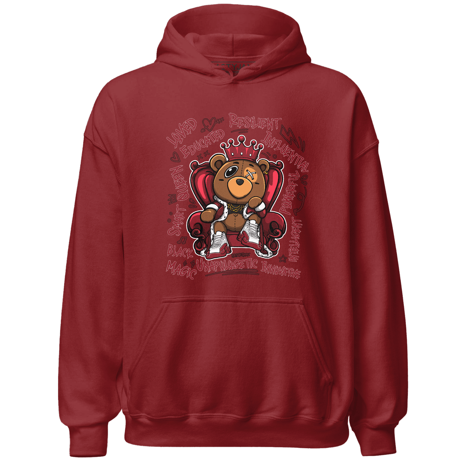 Cherry 12s Hoodie Match BER Self Definition - NastyJamz