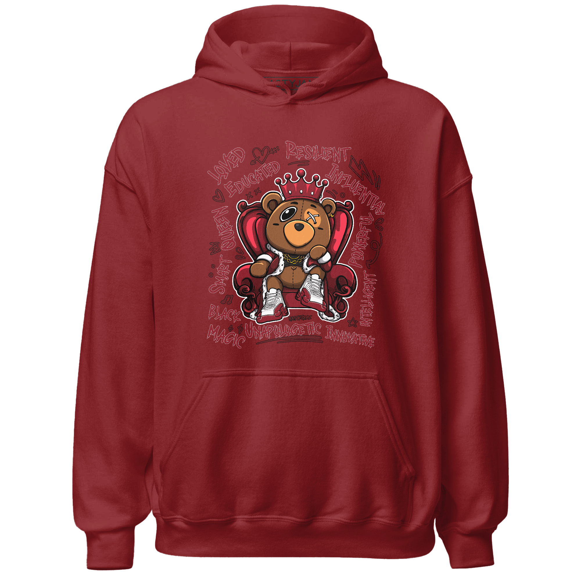 Cherry 12s Hoodie Match BER Self Definition - NastyJamz